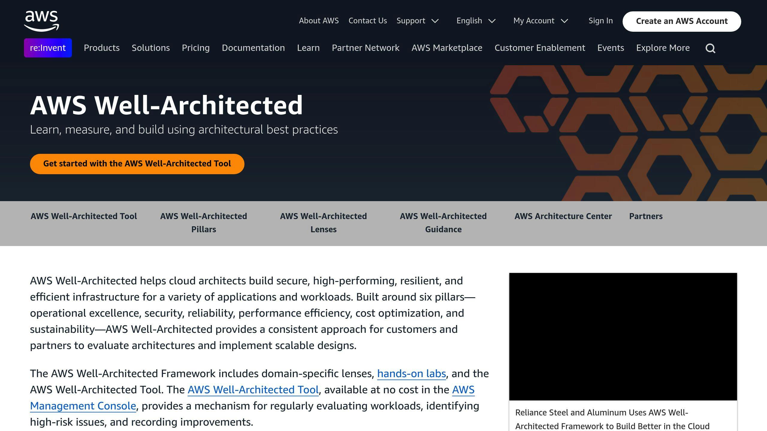 AWS Well-Architected Framework