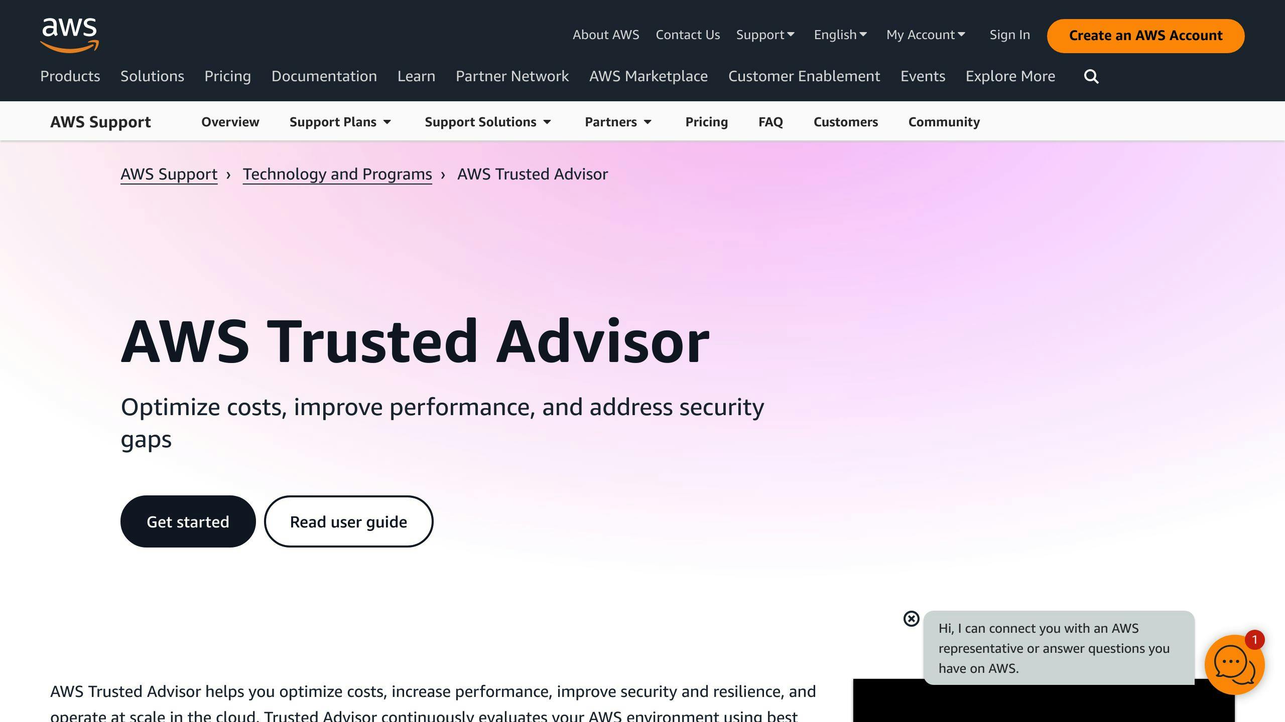 AWS Trusted Advisor