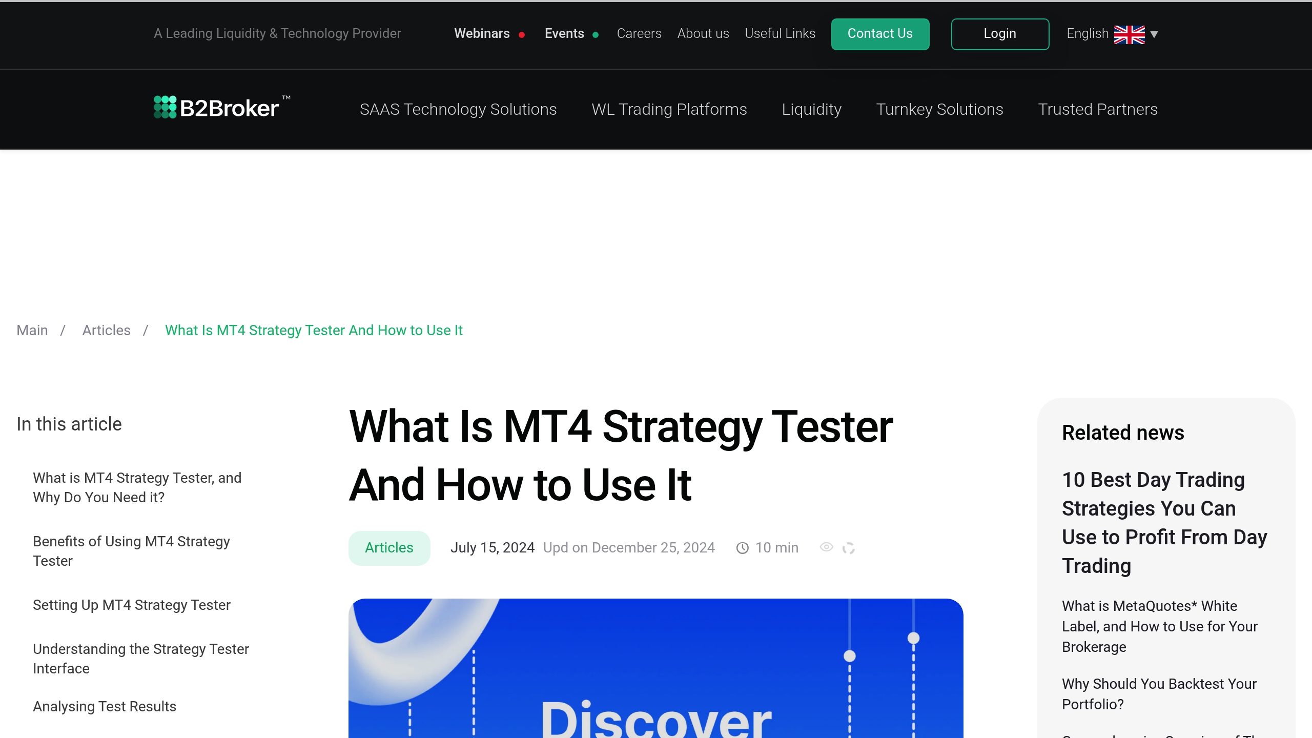 Strategy Tester