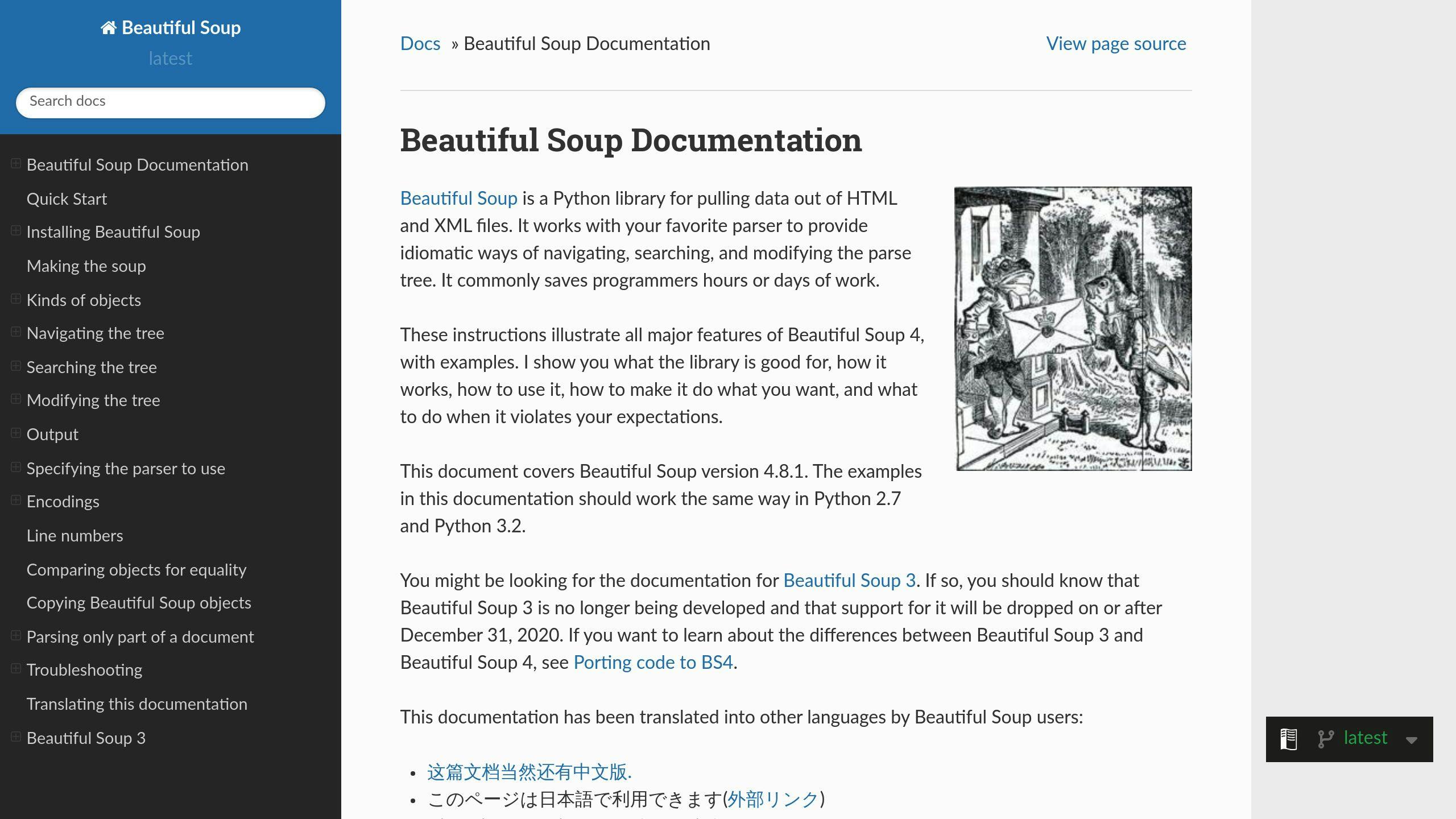 BeautifulSoup