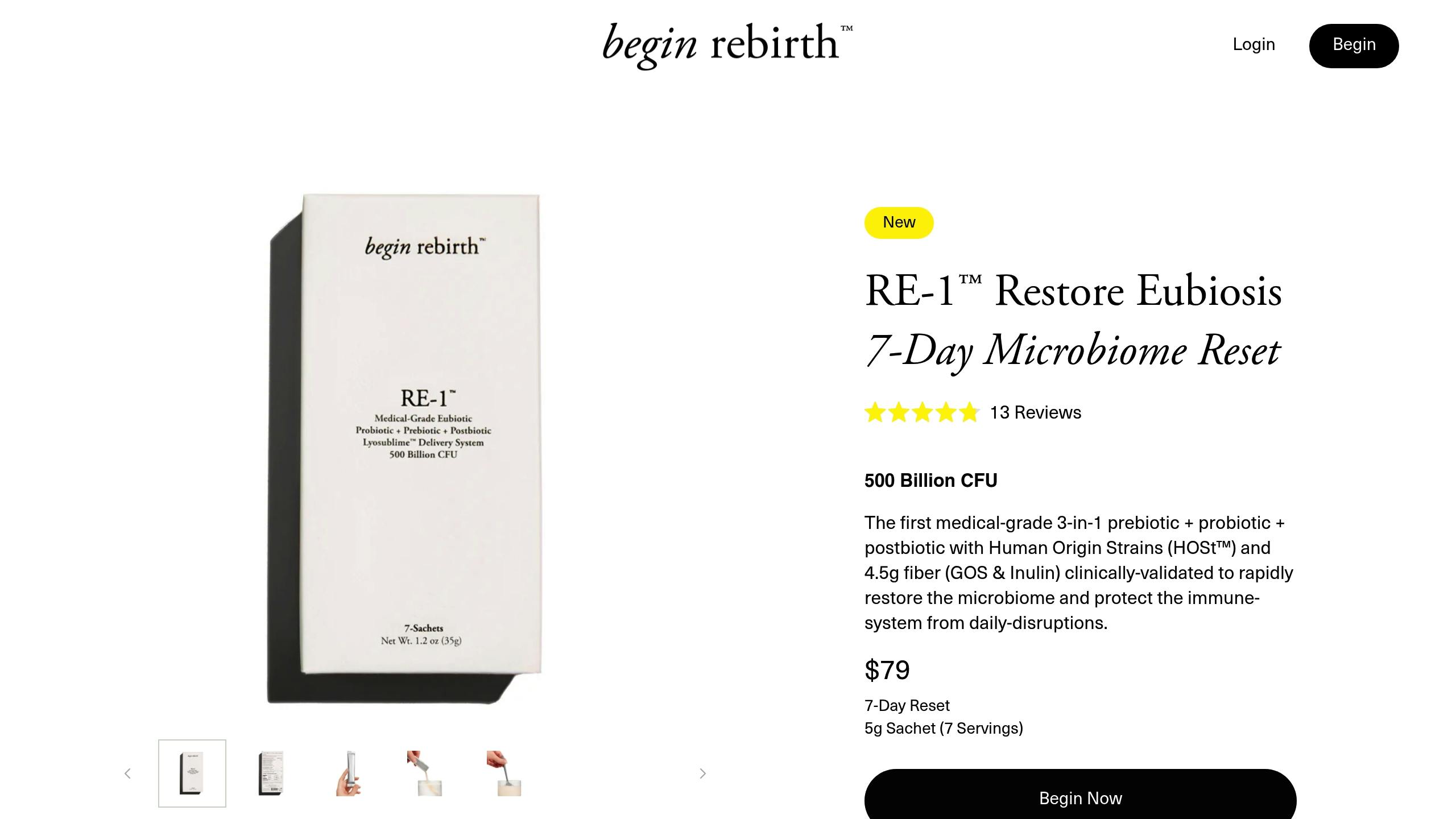 Begin Rebirth RE-1