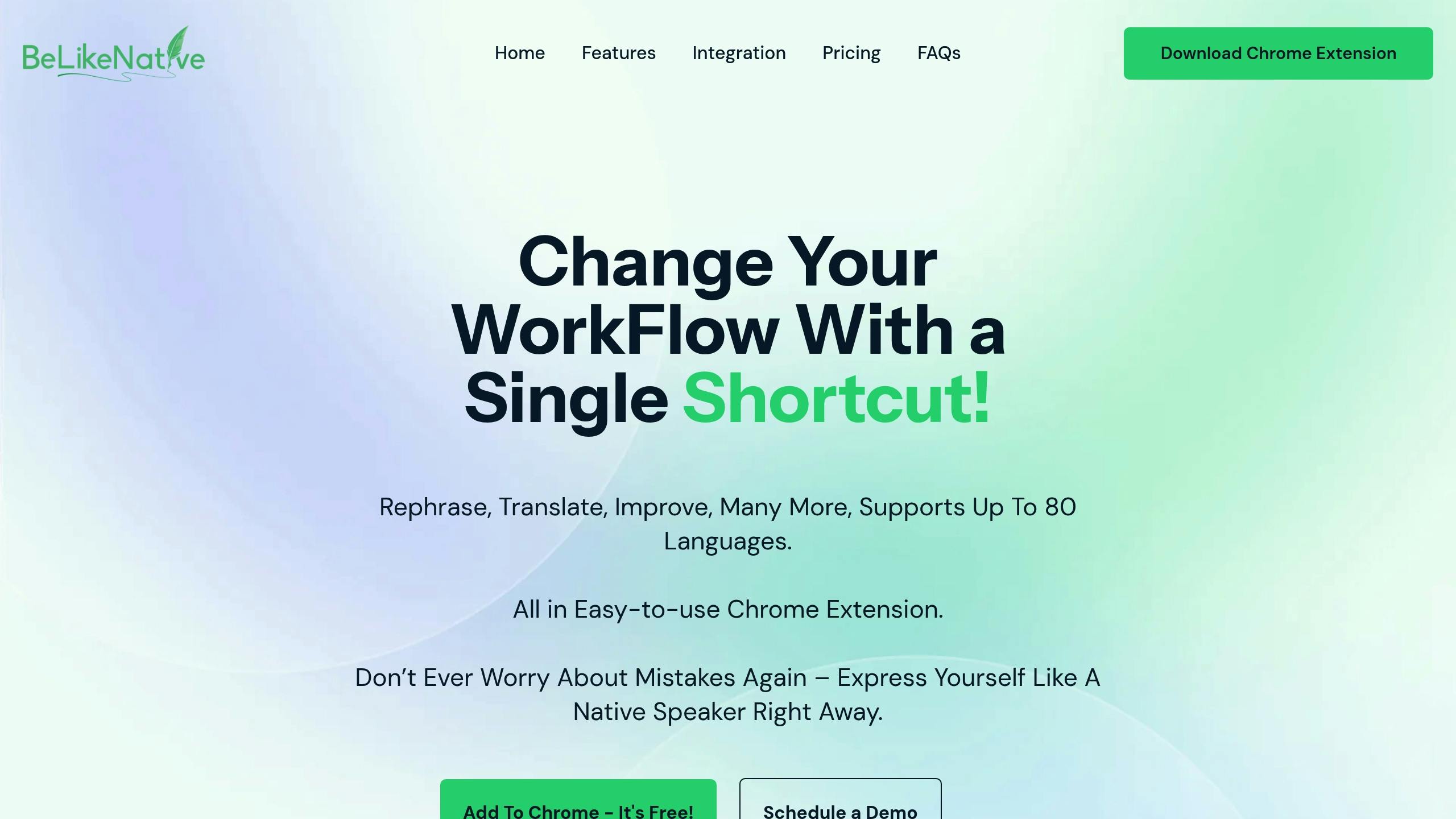 AI Language Tools: BeLikeNative