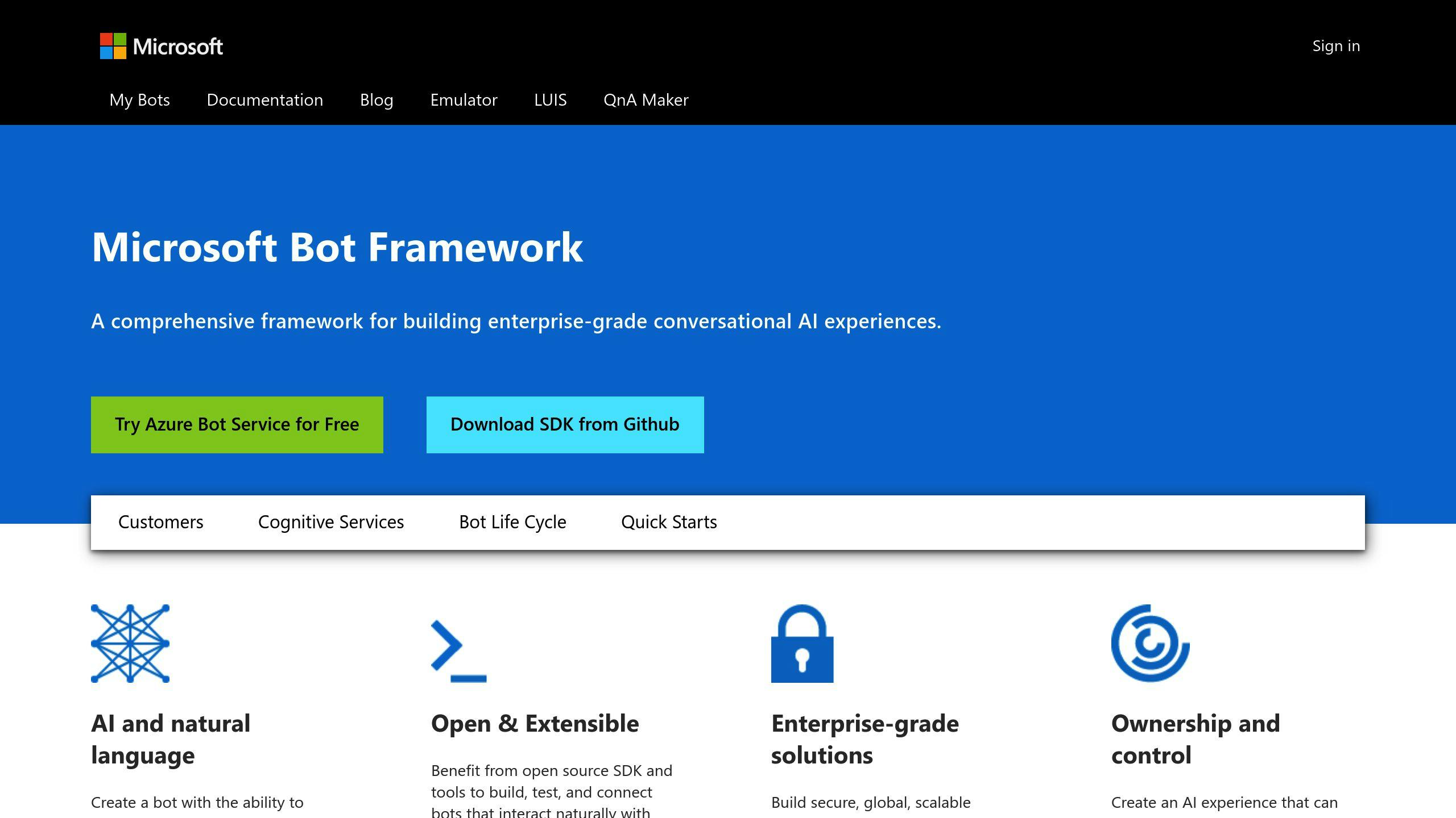 Microsoft Bot Framework