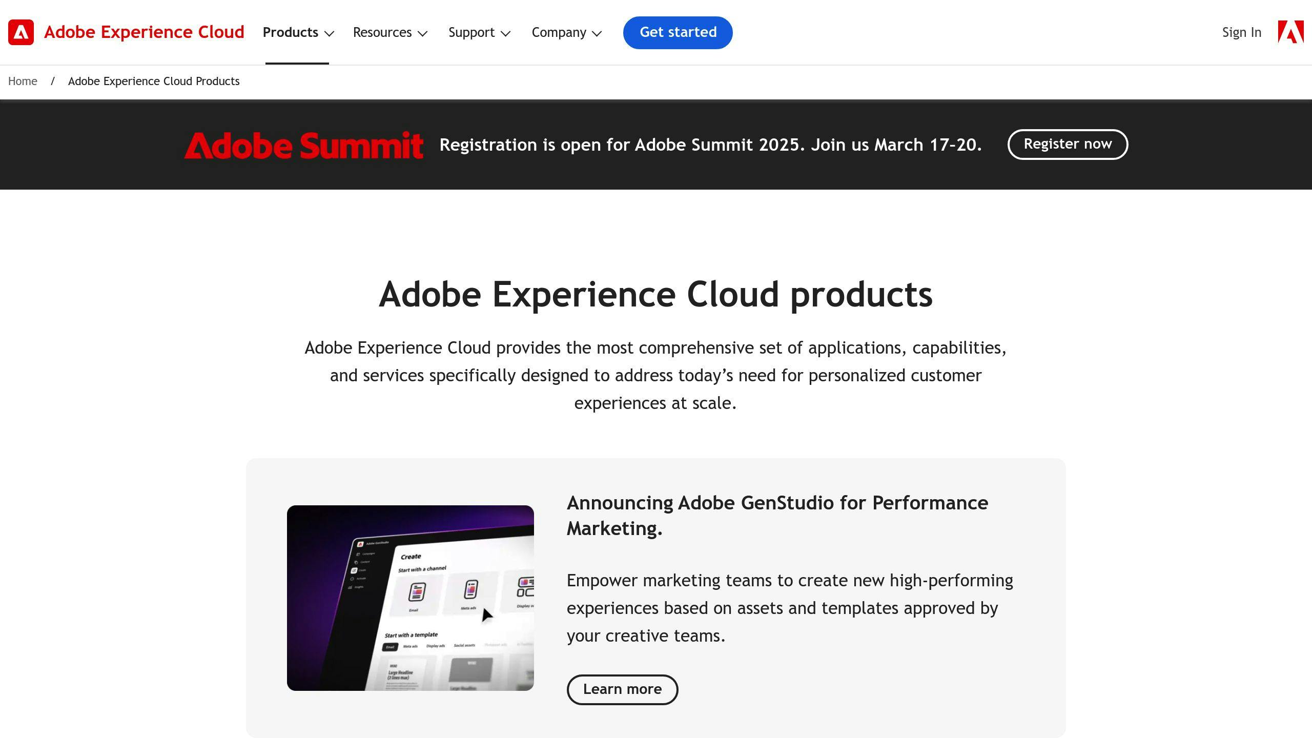 Adobe Experience Cloud