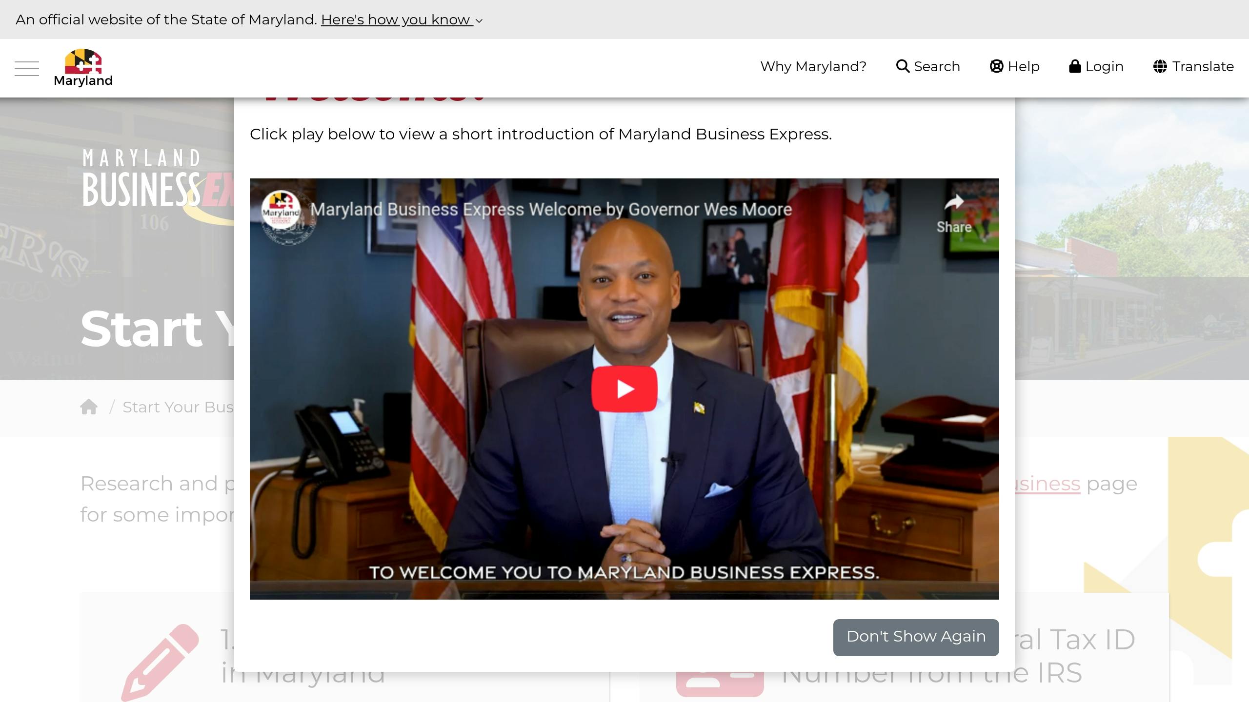 Desglose de Tarifas de LLC en Maryland 1 Maryland