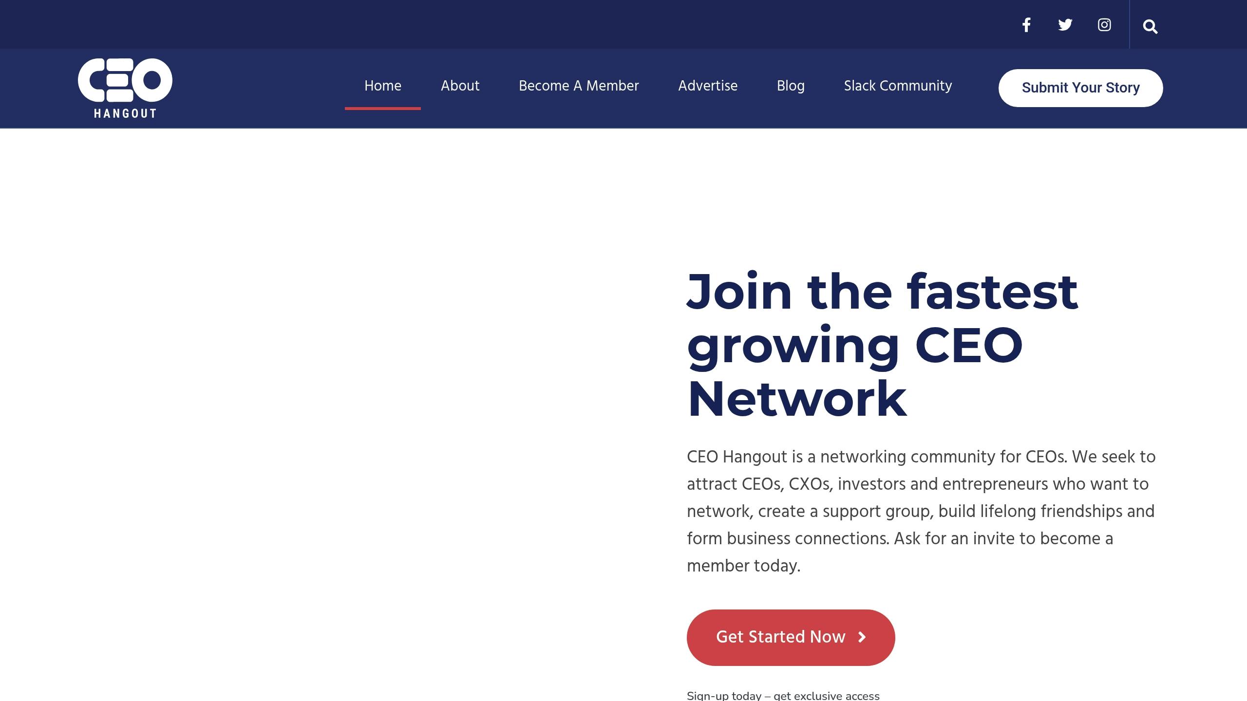 CEO Hangout: A Resource for Leadership Development