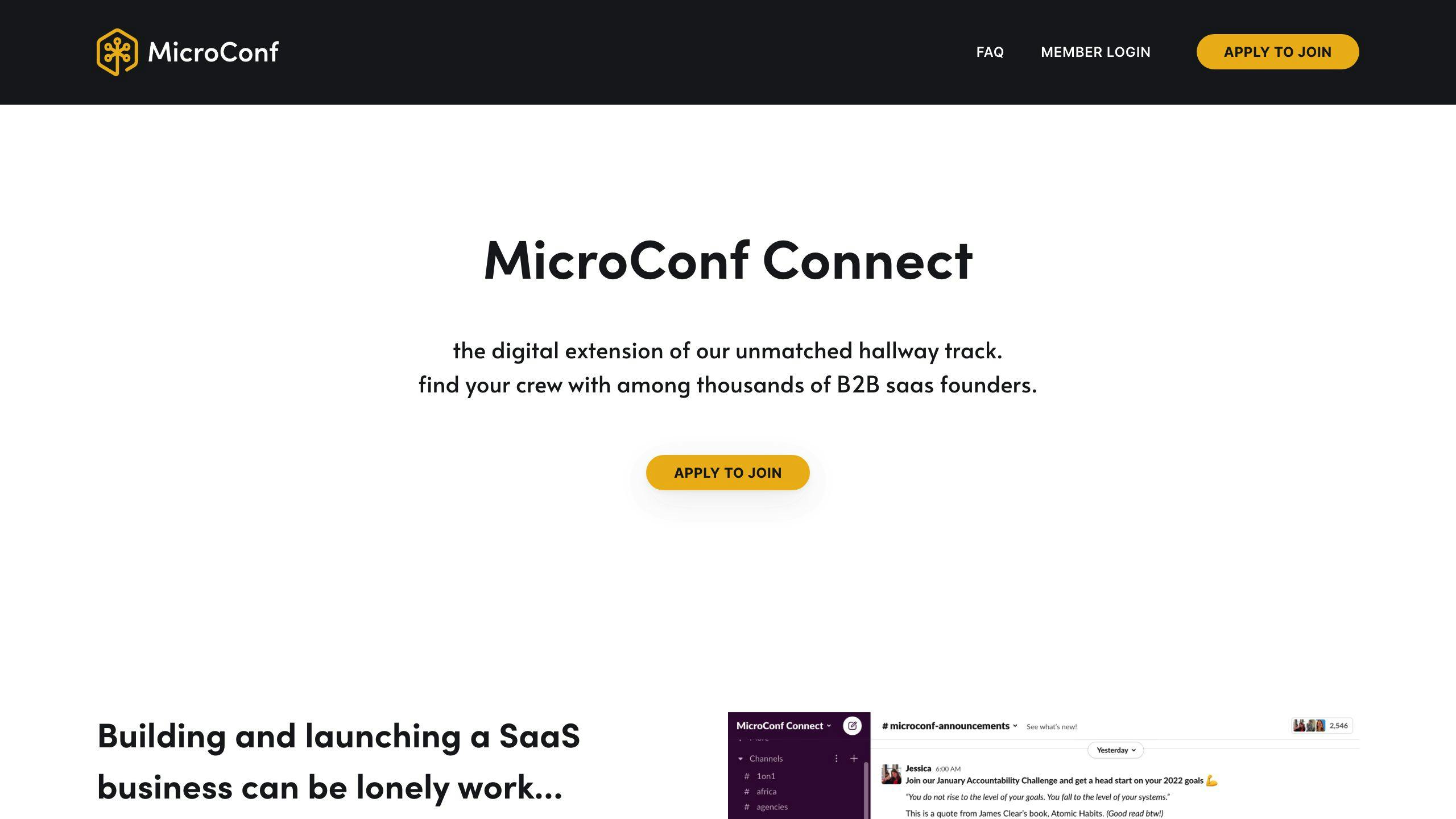 MicroConf Connect