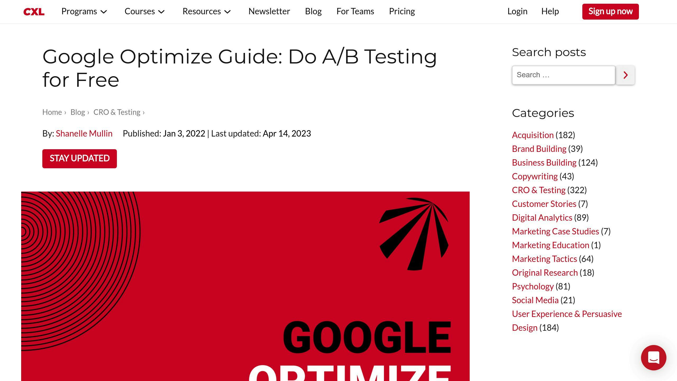 Google Optimize