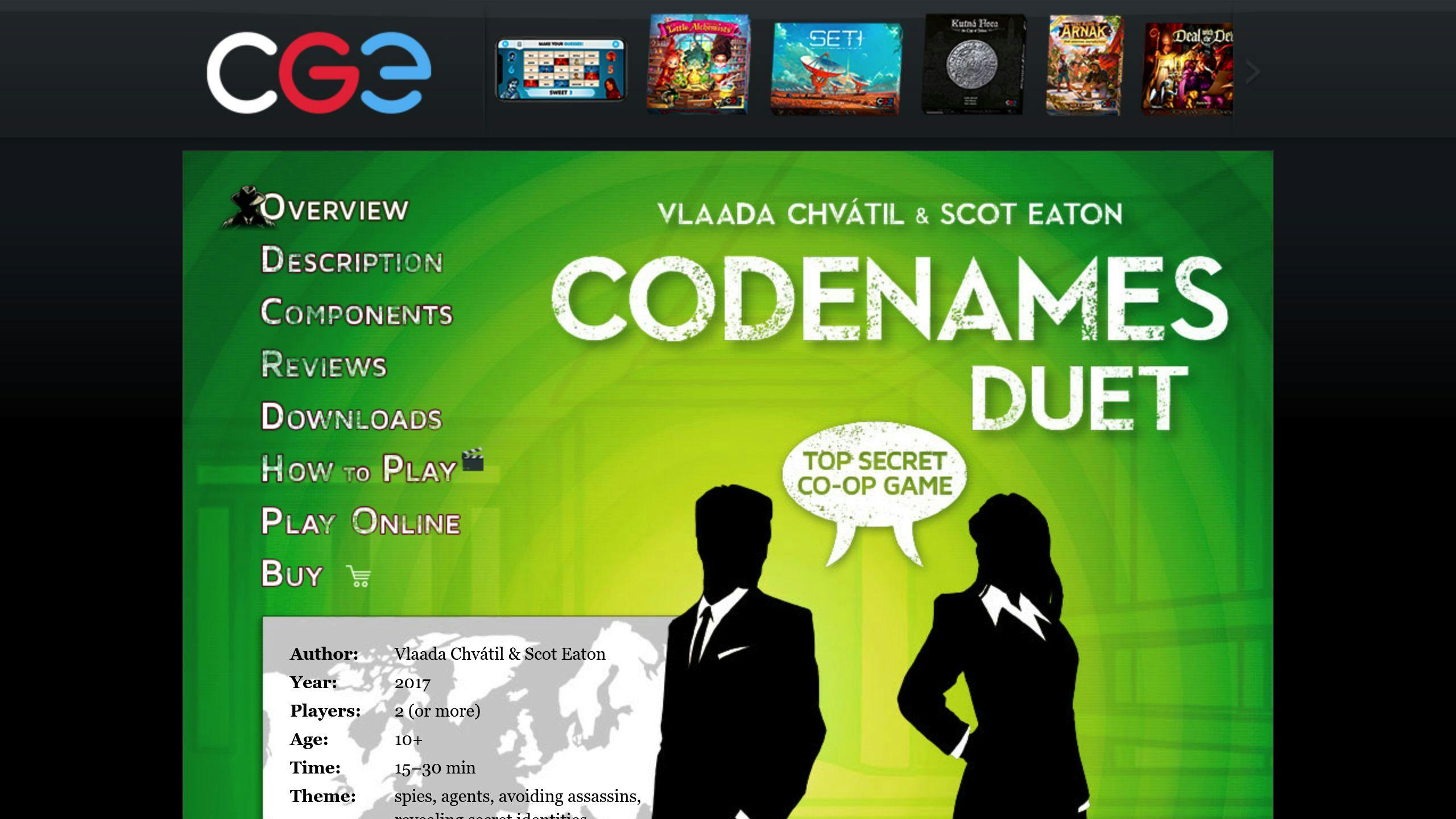 Codenames Duet