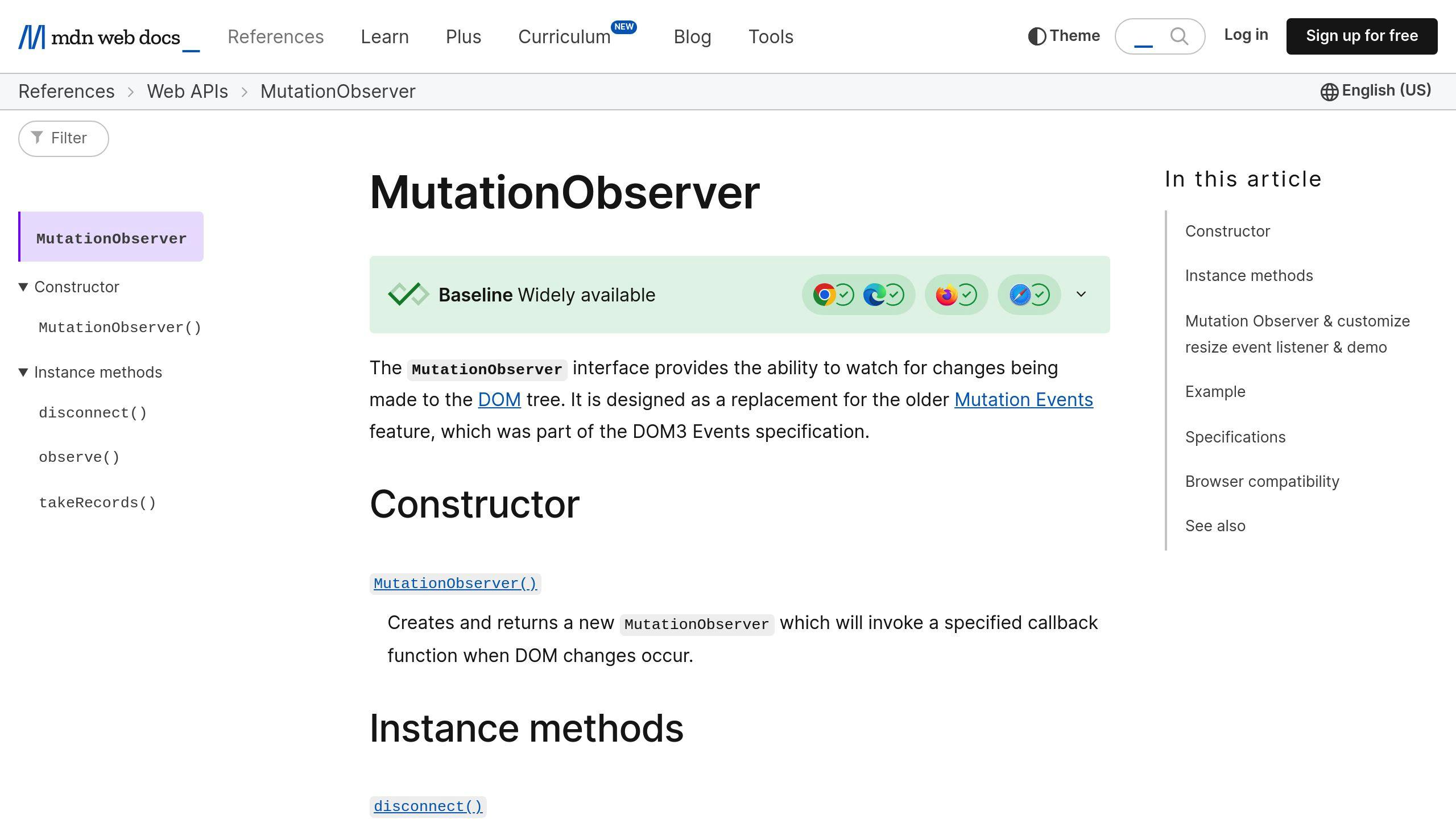 MutationObserver