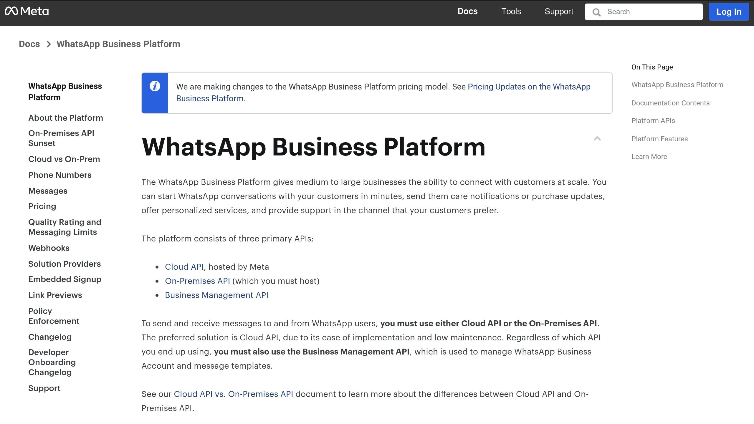 WhatsApp Business API