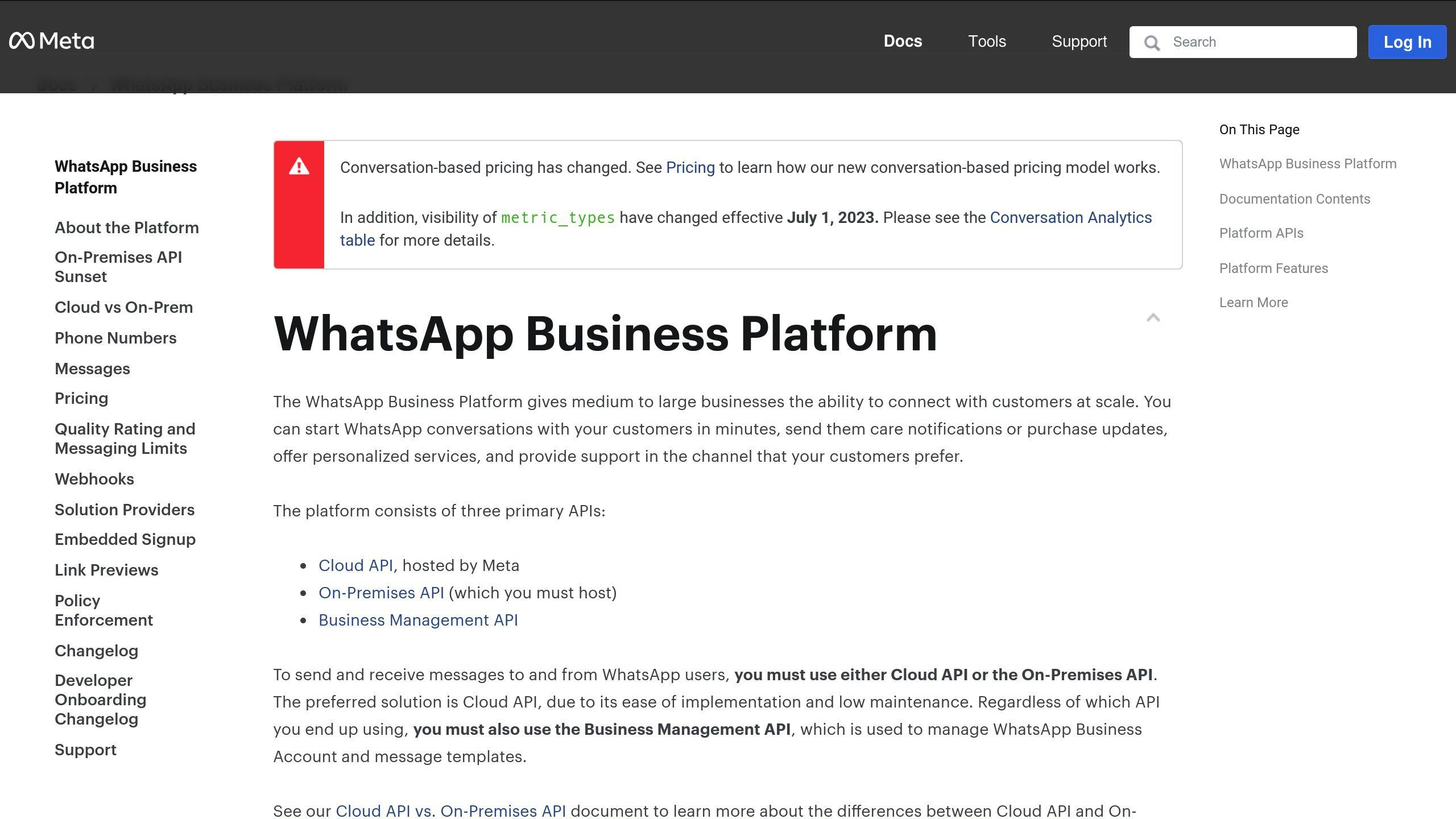 WhatsApp Business API