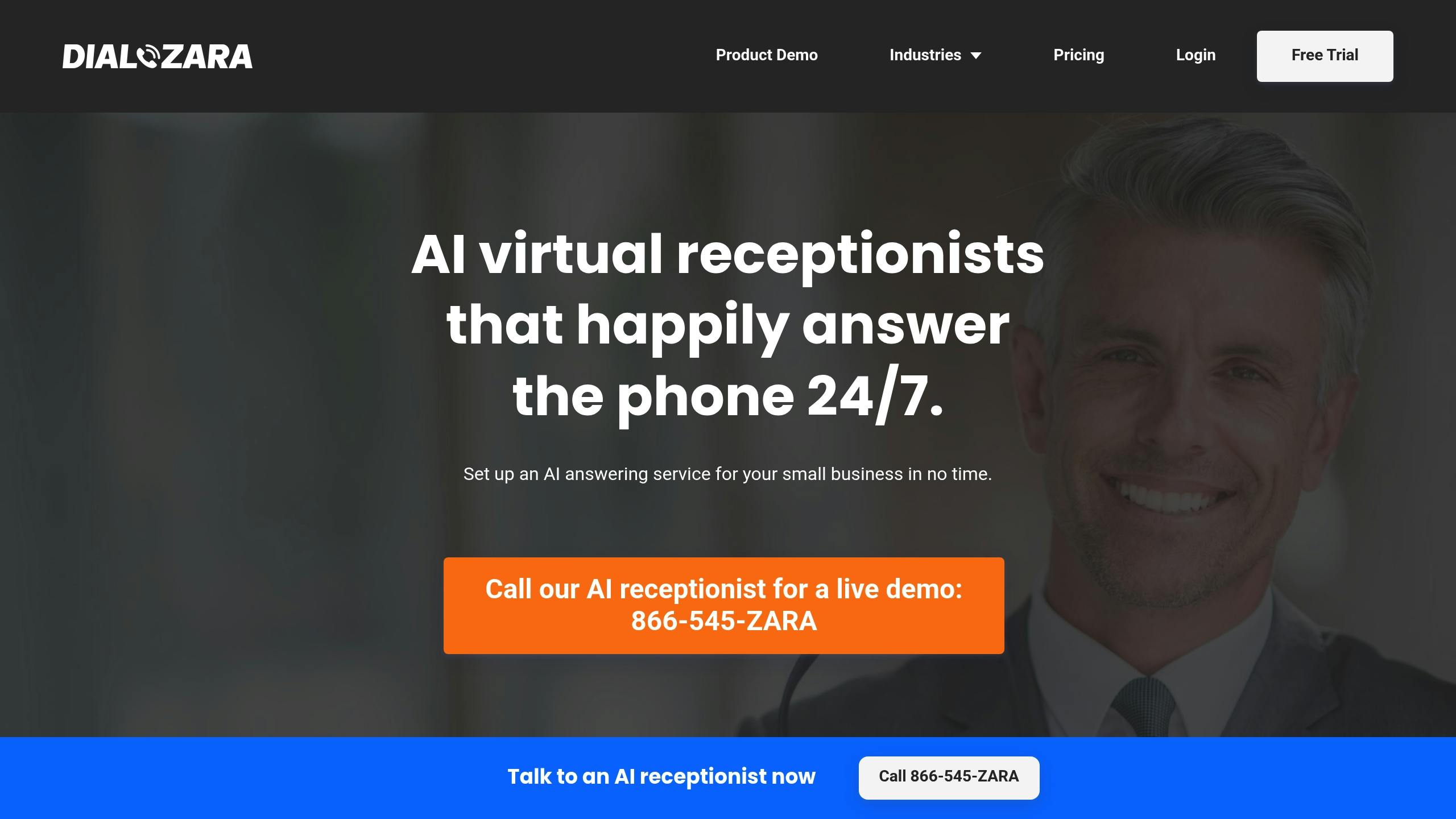 Dialzara: AI Phone Service for Small Business