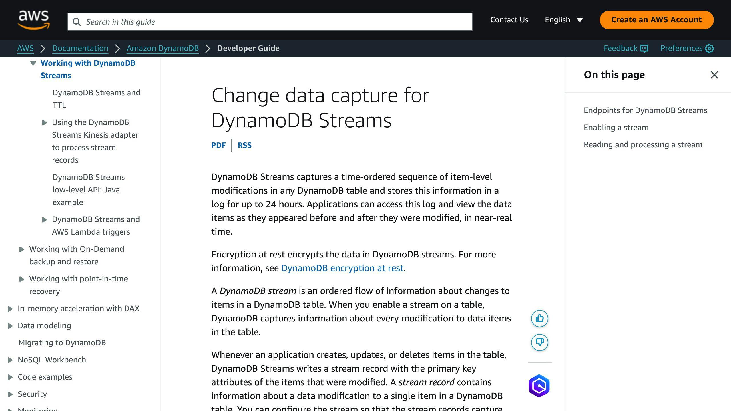 DynamoDB Streams