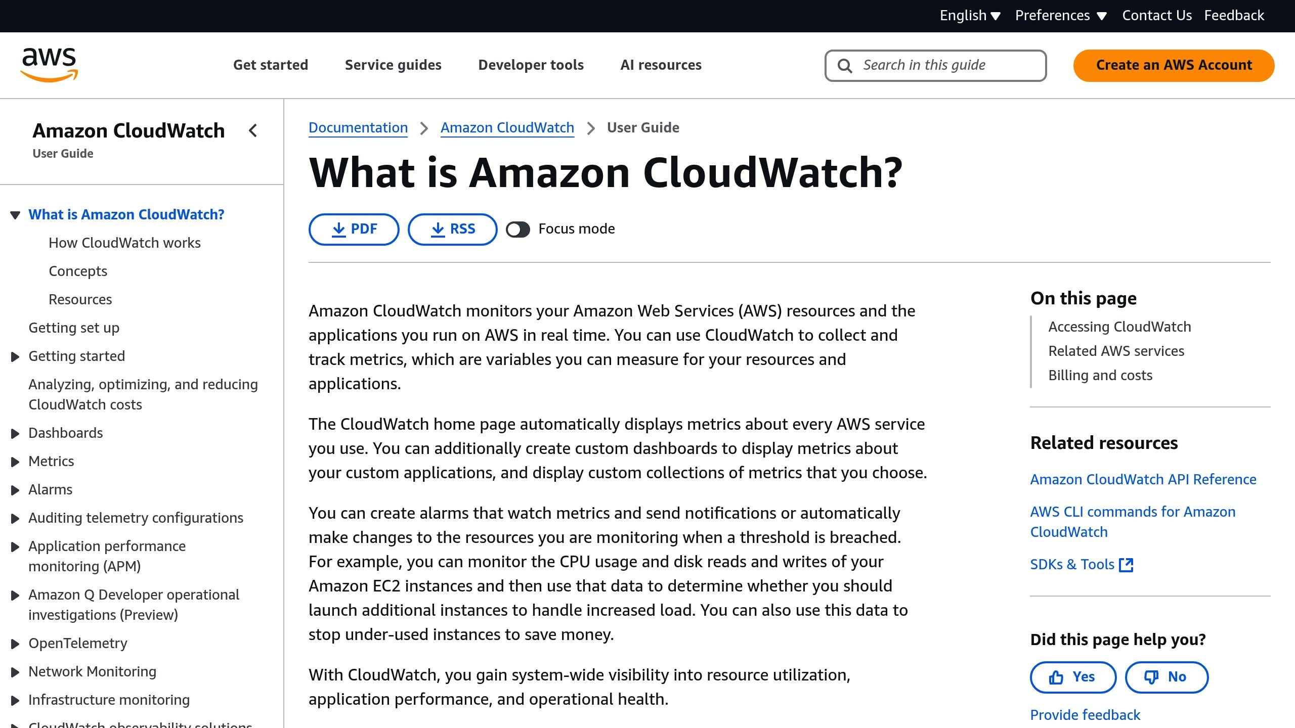 AWS CloudWatch