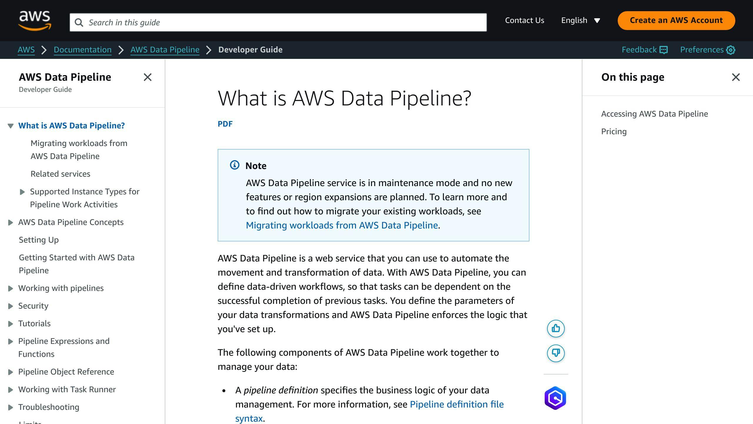 AWS Data Pipeline