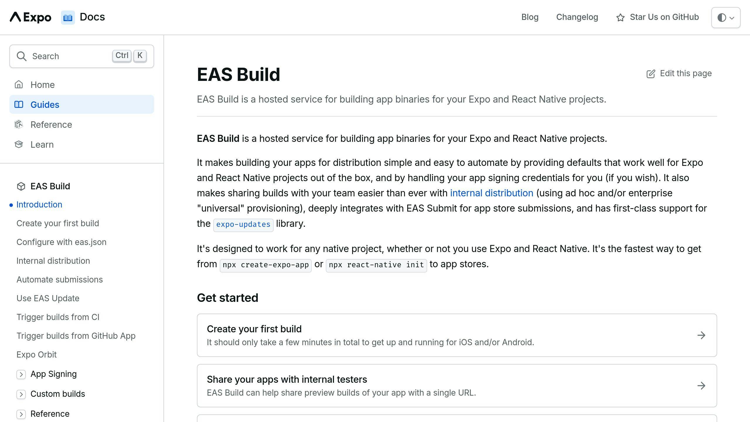 EAS Build