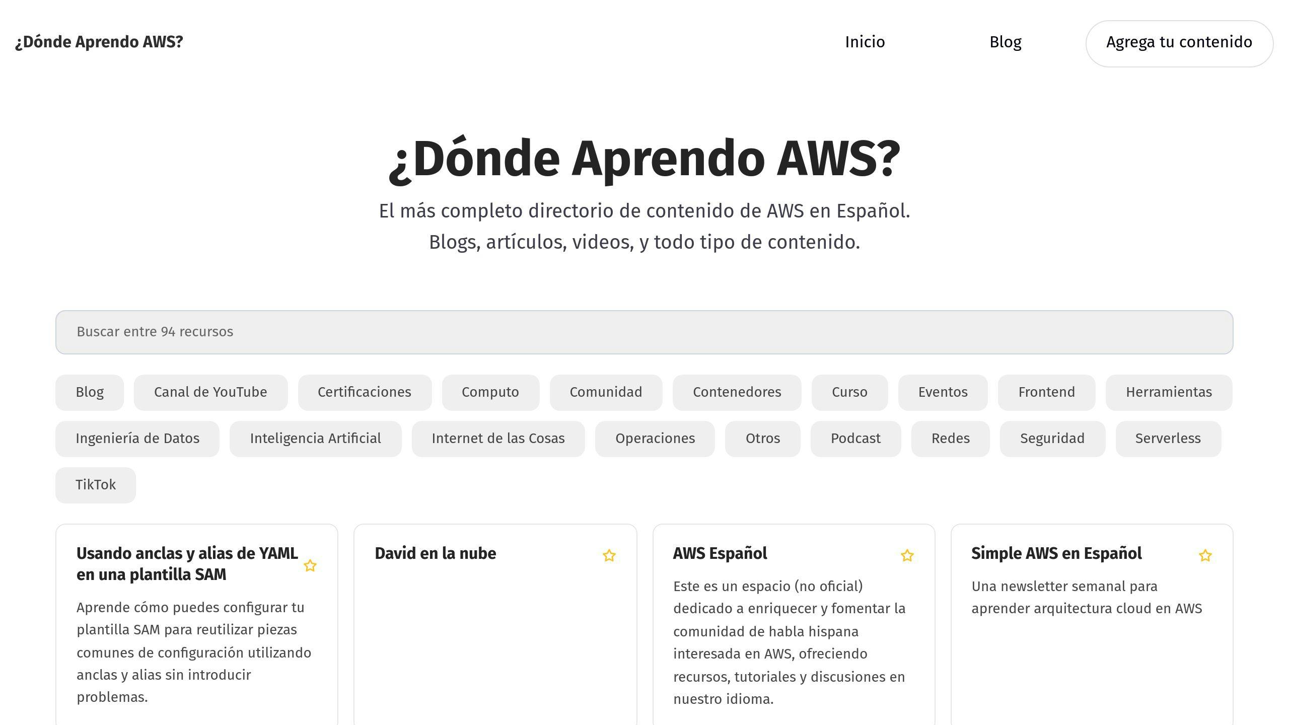 Dónde Aprendo AWS