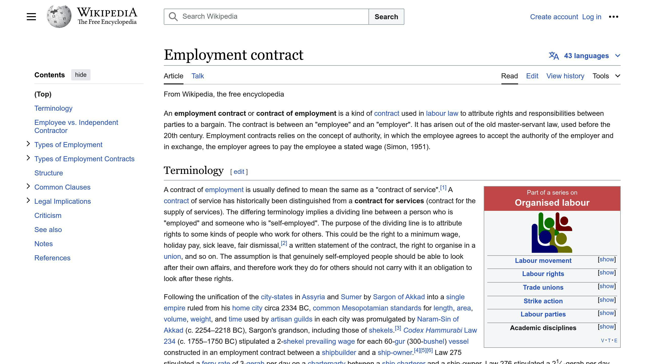 Employment Agreements