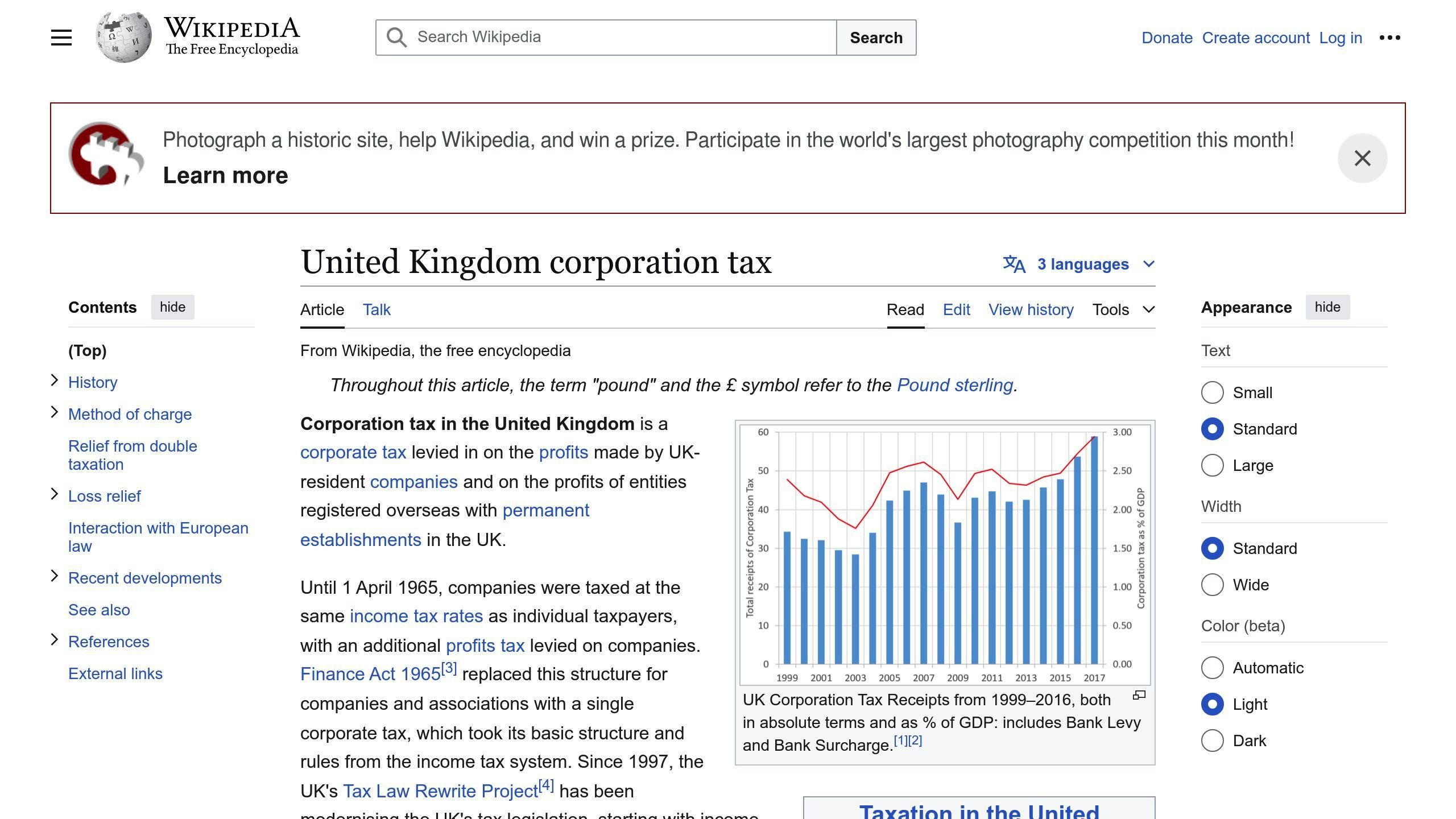 Corporation Tax