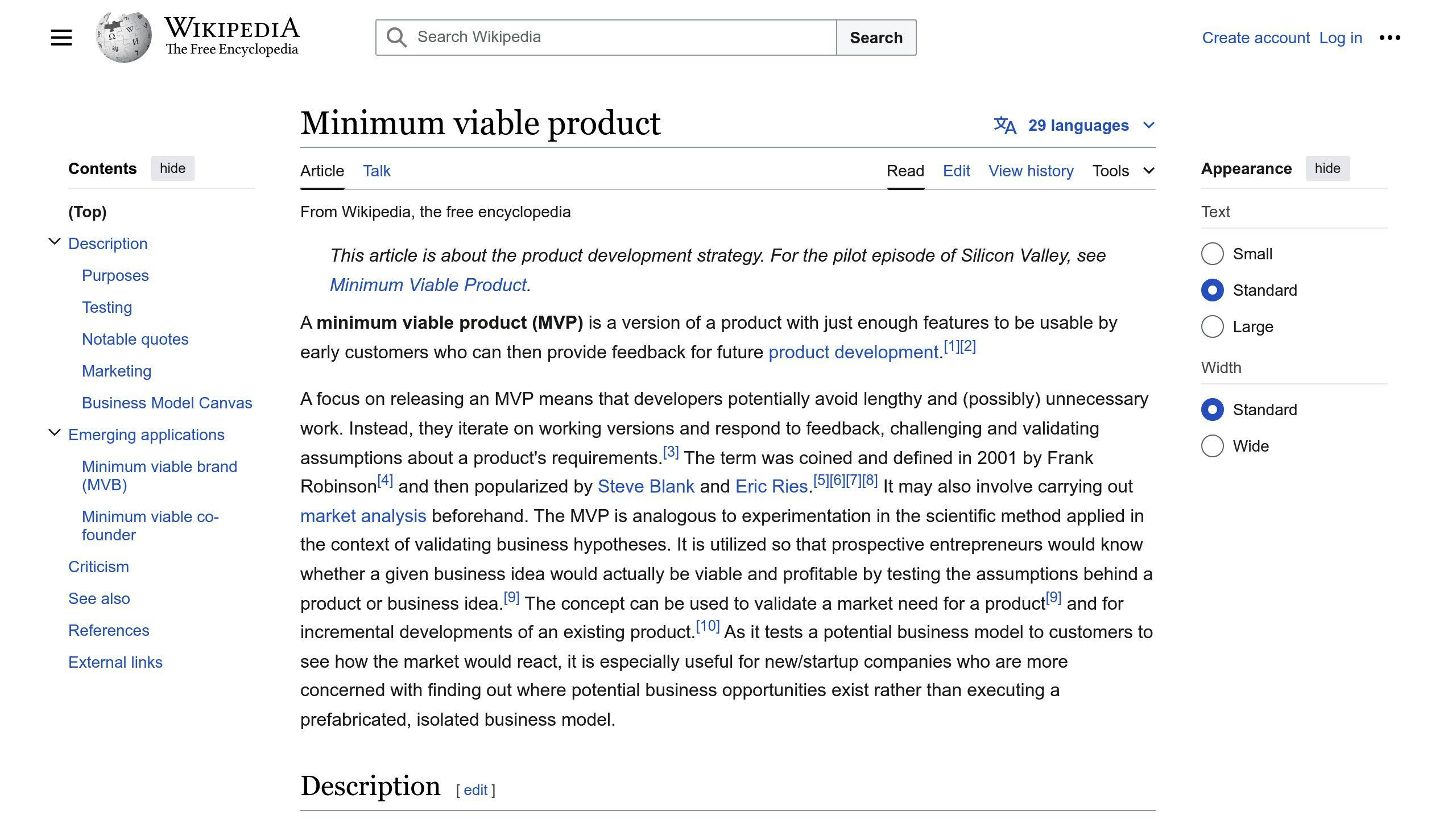 Minimum Viable Product