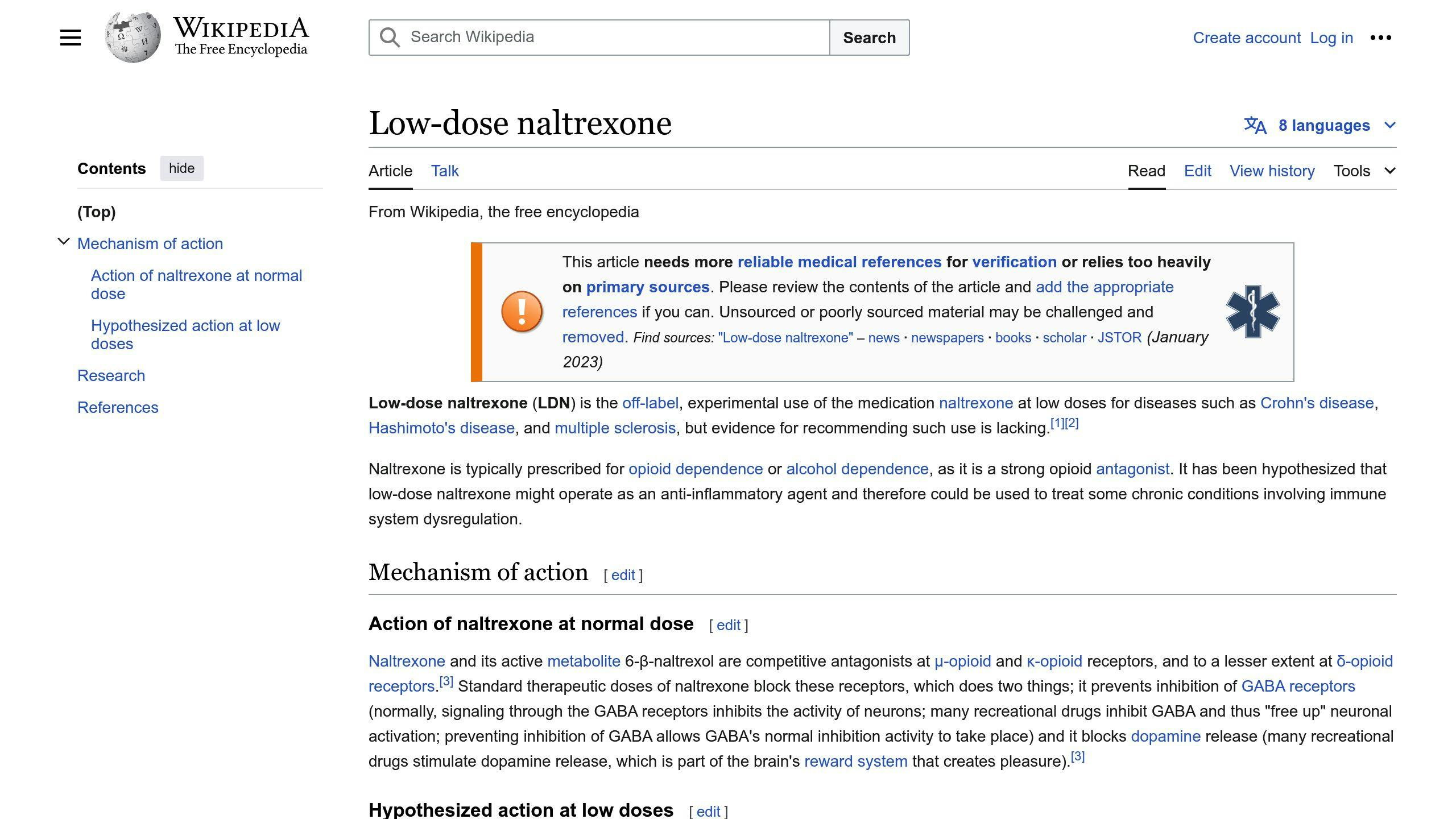 Low-Dose Naltrexone