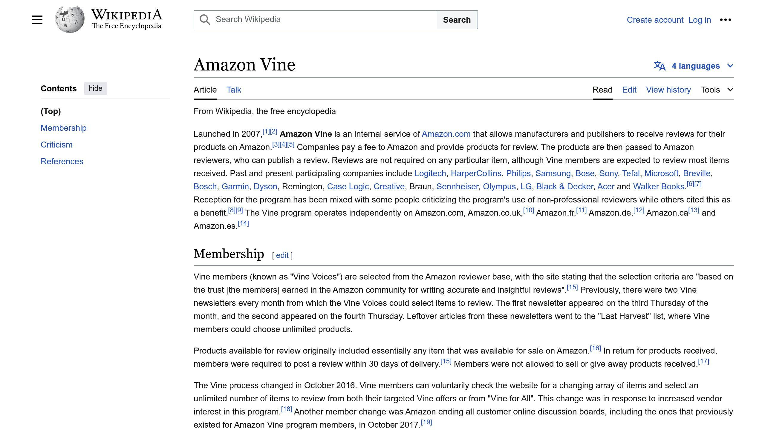 Amazon Vine Program