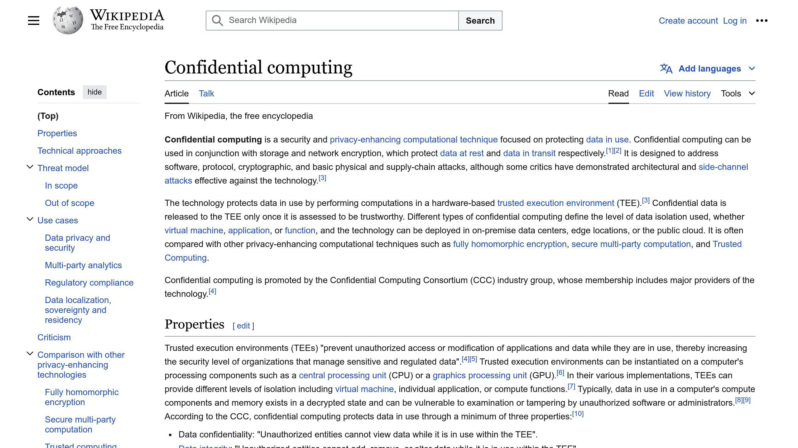 Confidential Cloud Computing