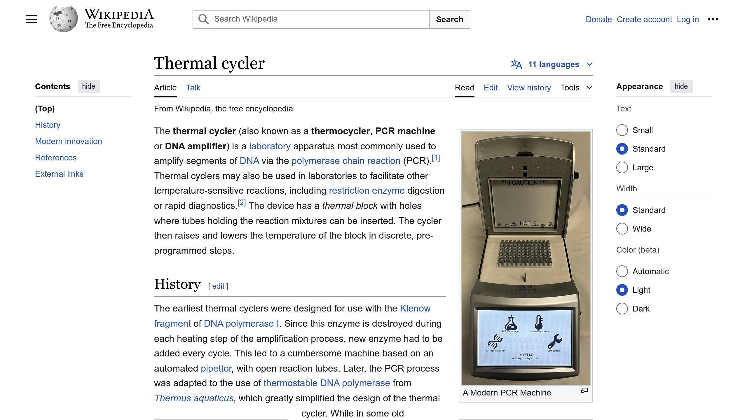 PCR Thermocycler