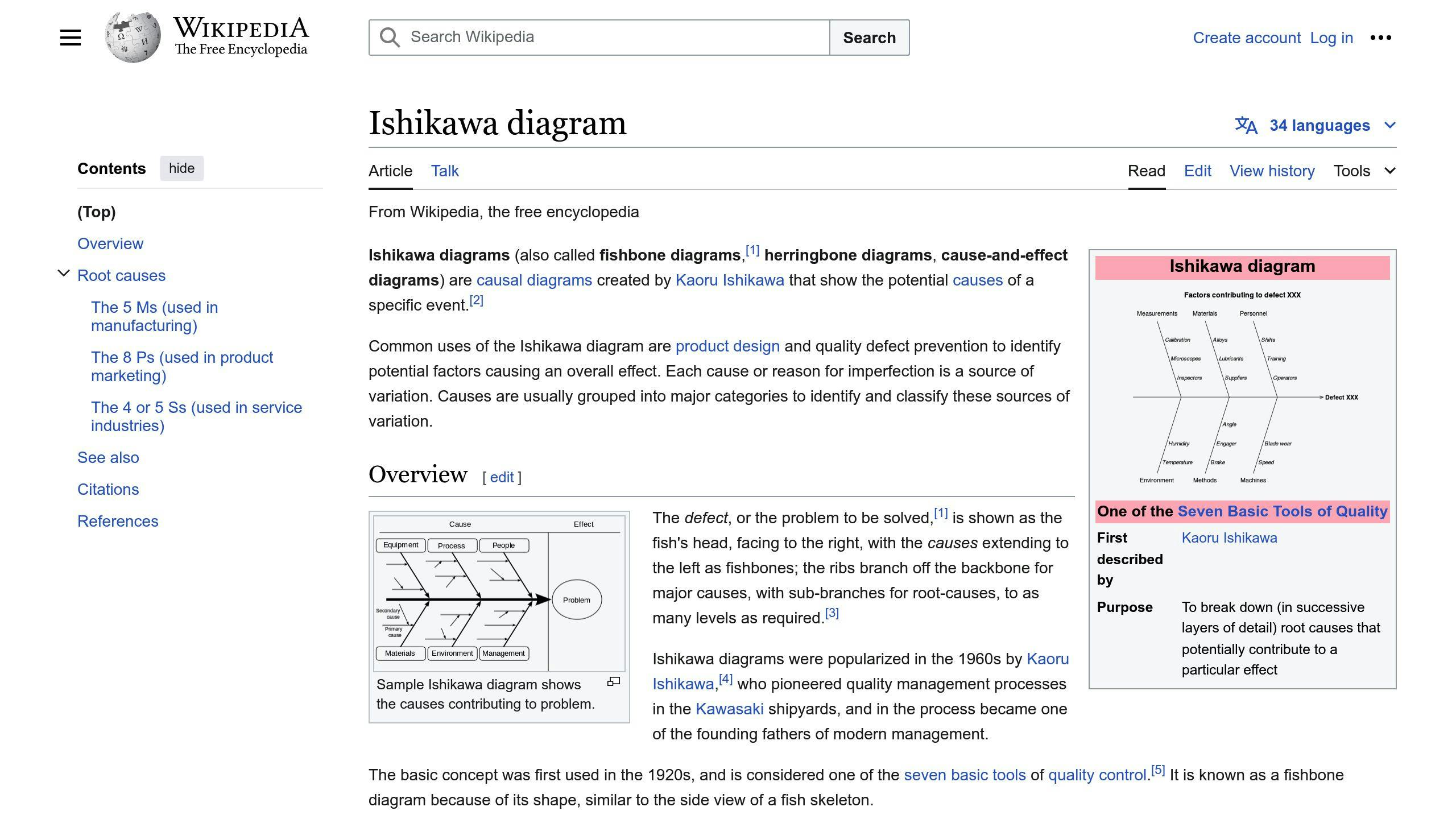 Fiskebensdiagram