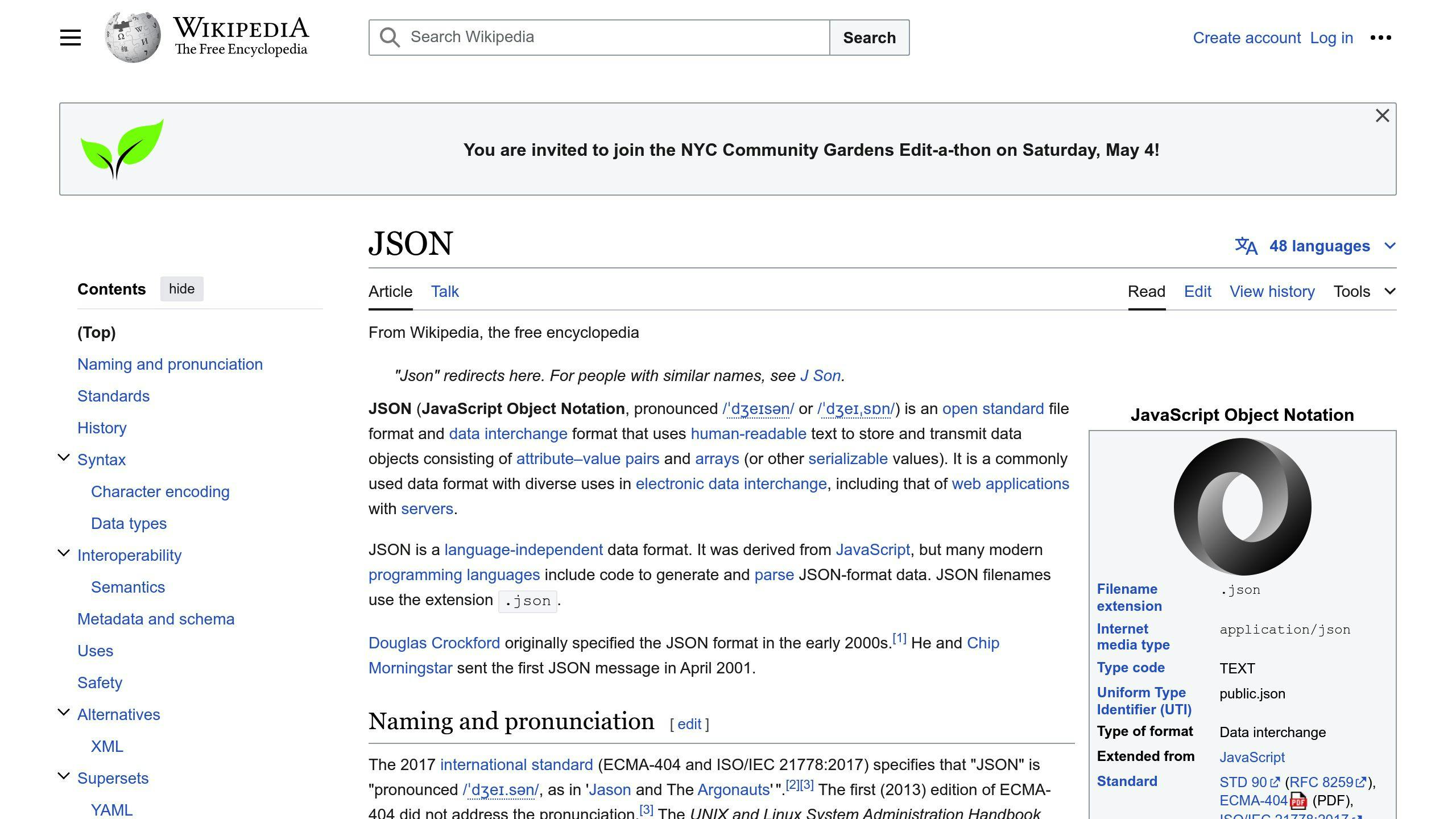 JSON