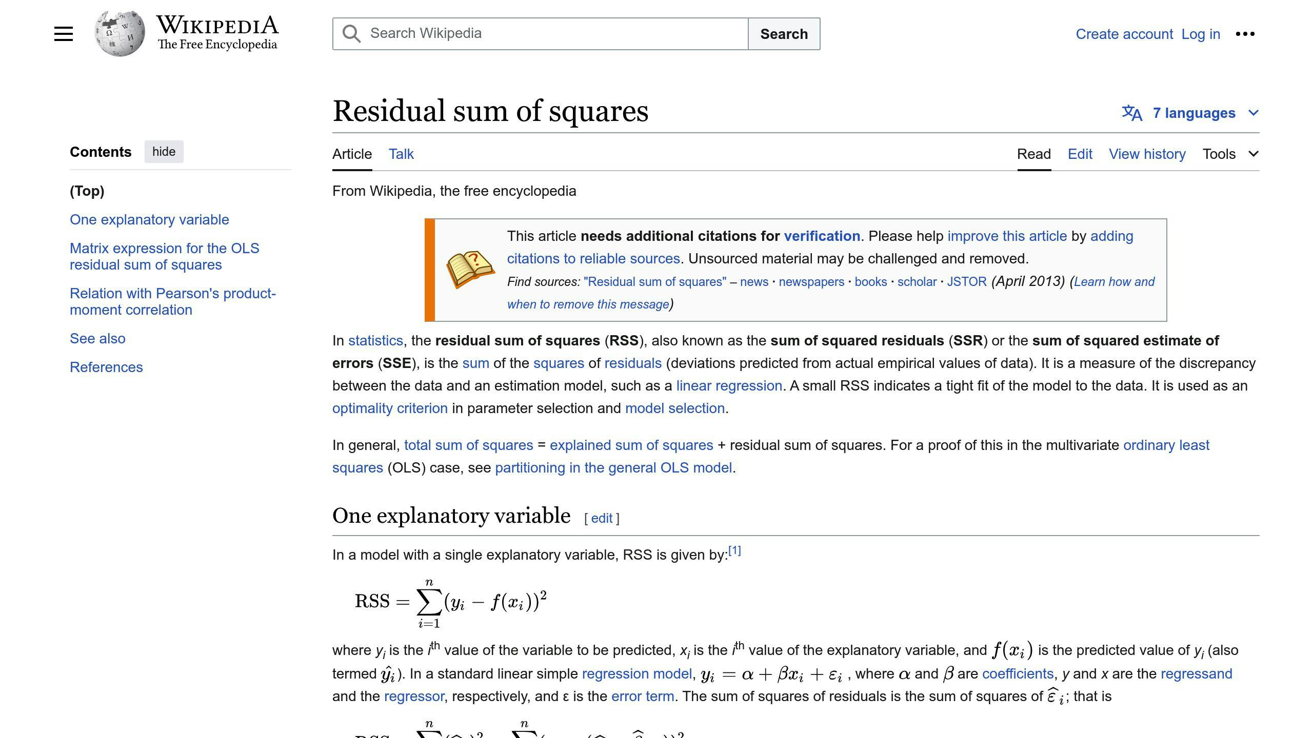 Sum of Squared Errors (SSE) Method