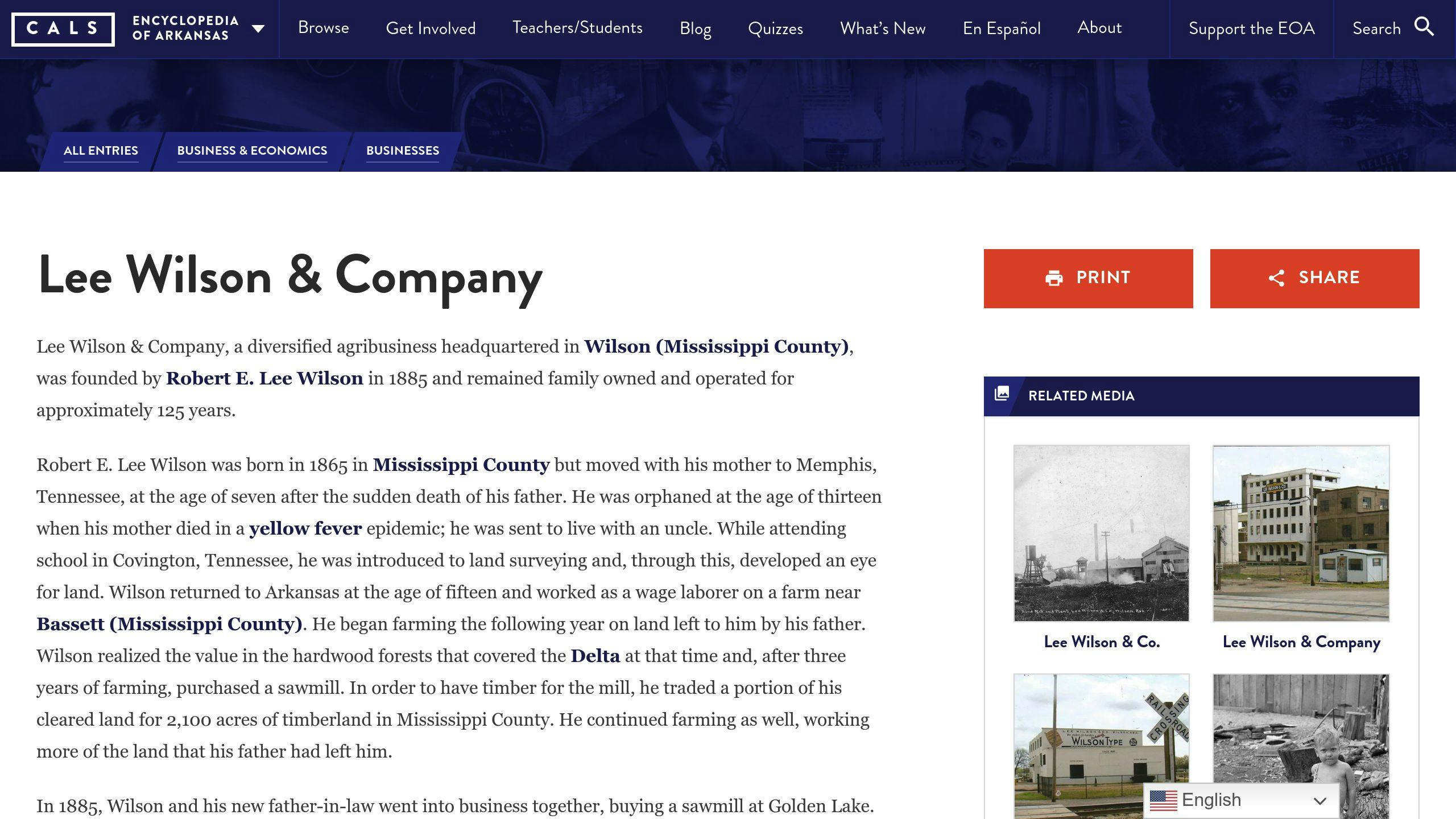 Lee Wilson Company