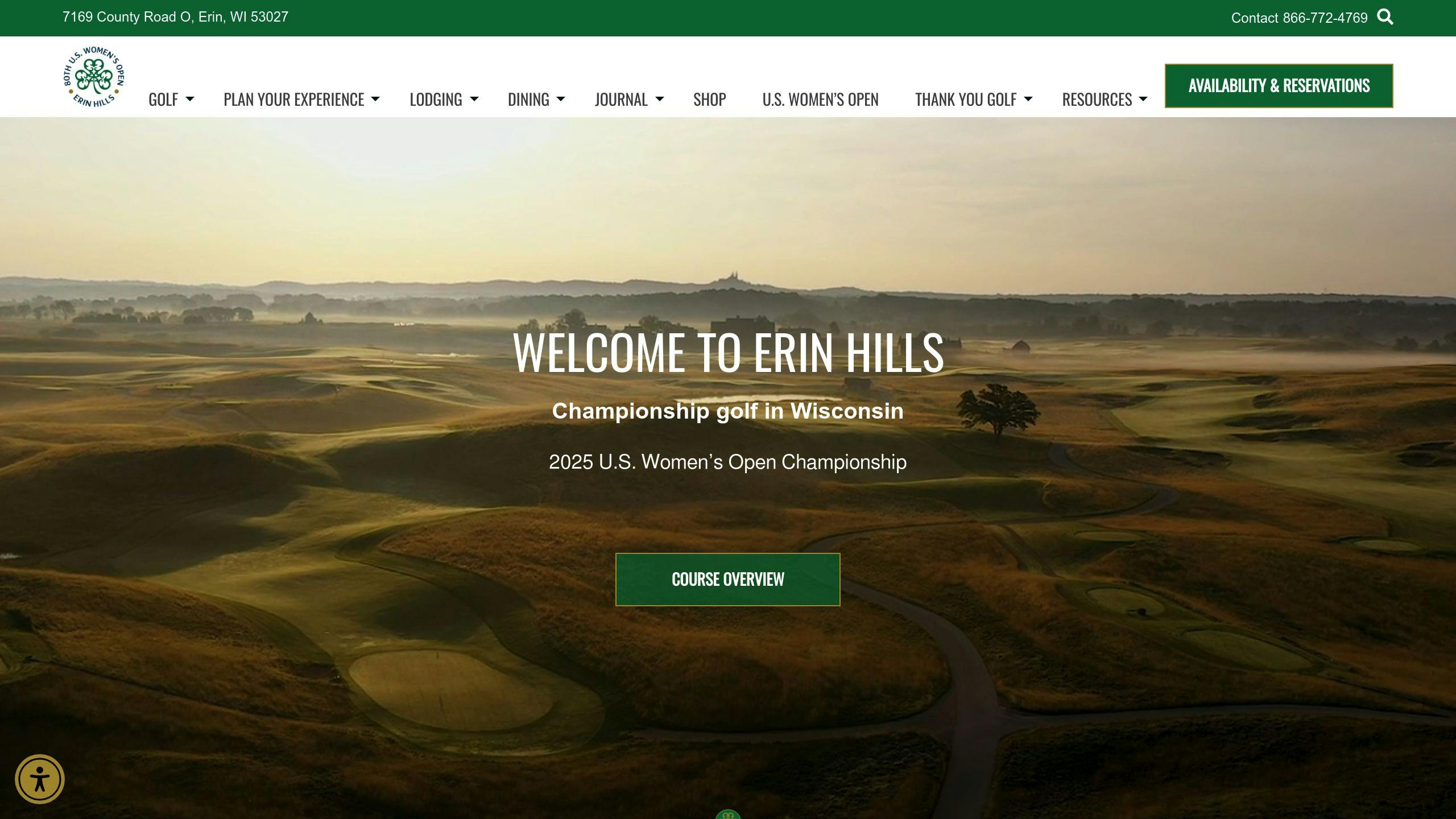 Erin Hills Golf Course