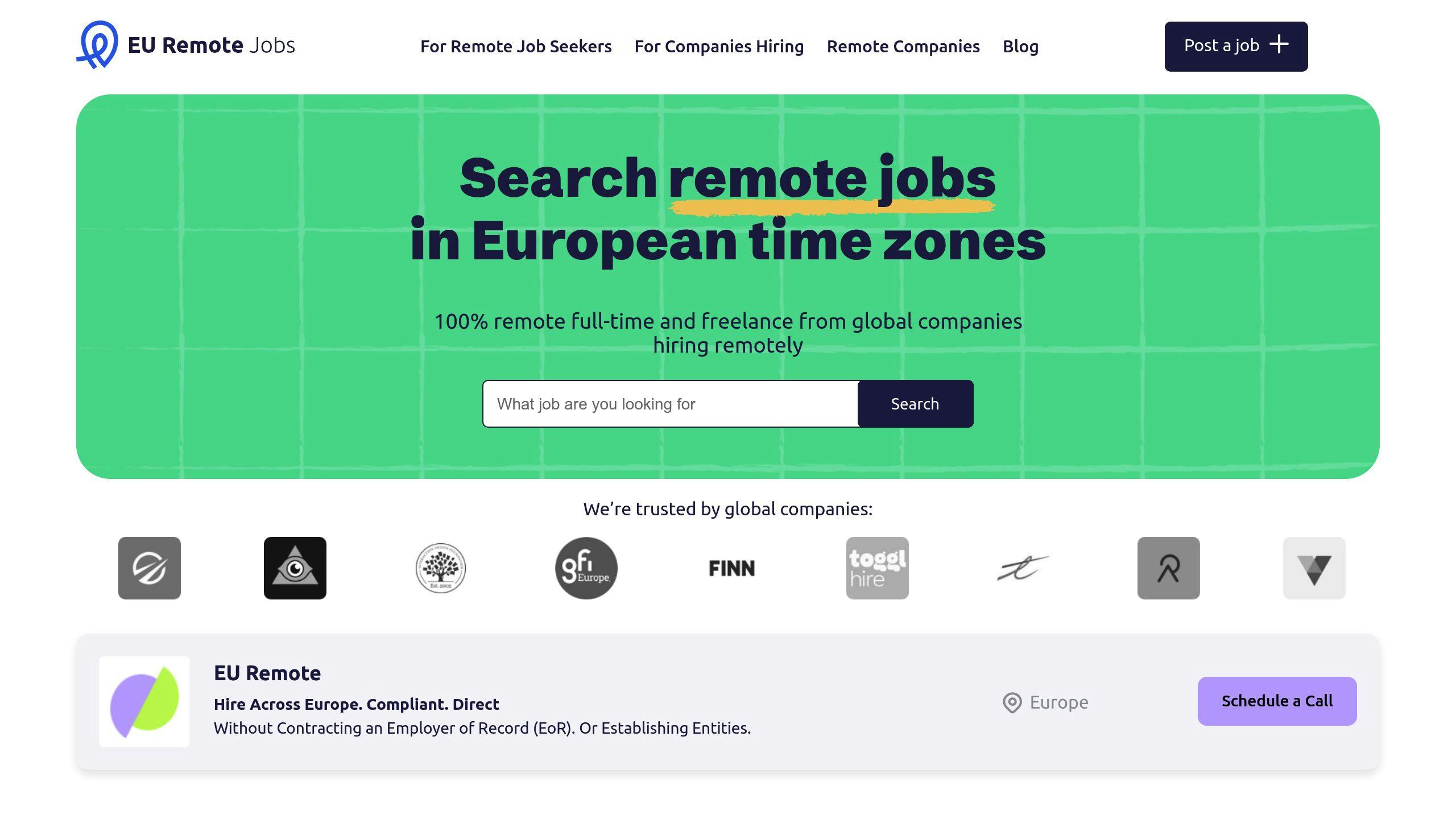 EU Remote Jobs