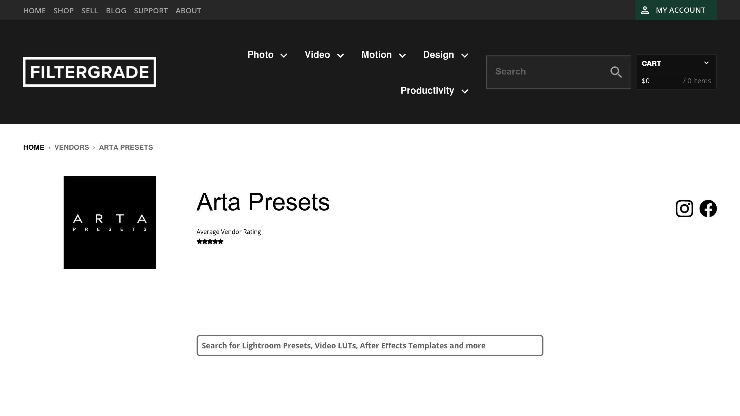 ARTA Presets