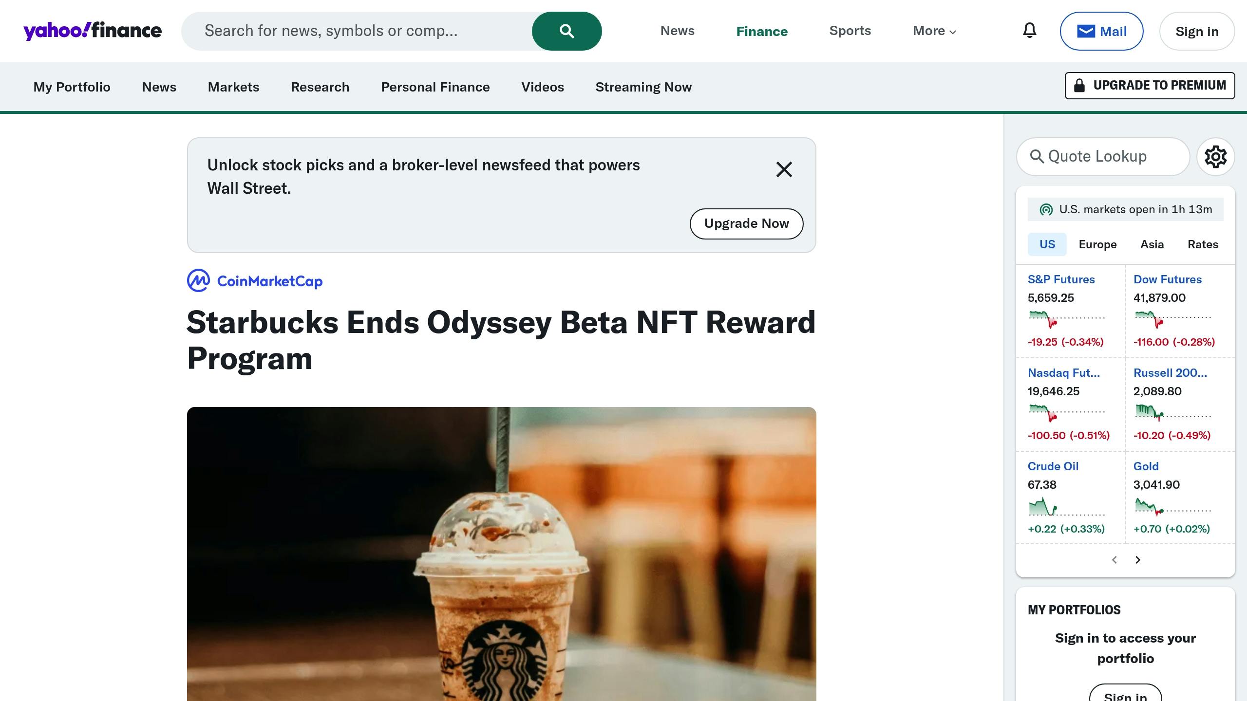Starbucks Odyssey