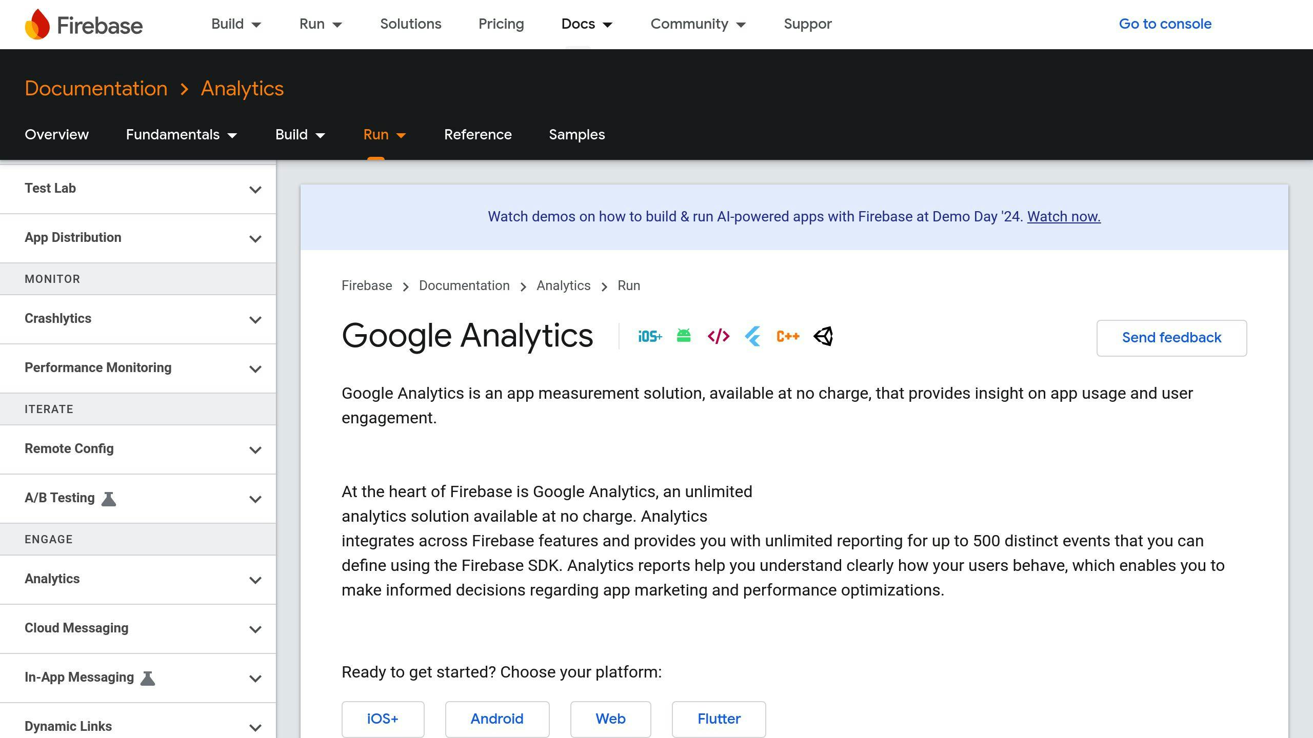 Google Analytics for Firebase