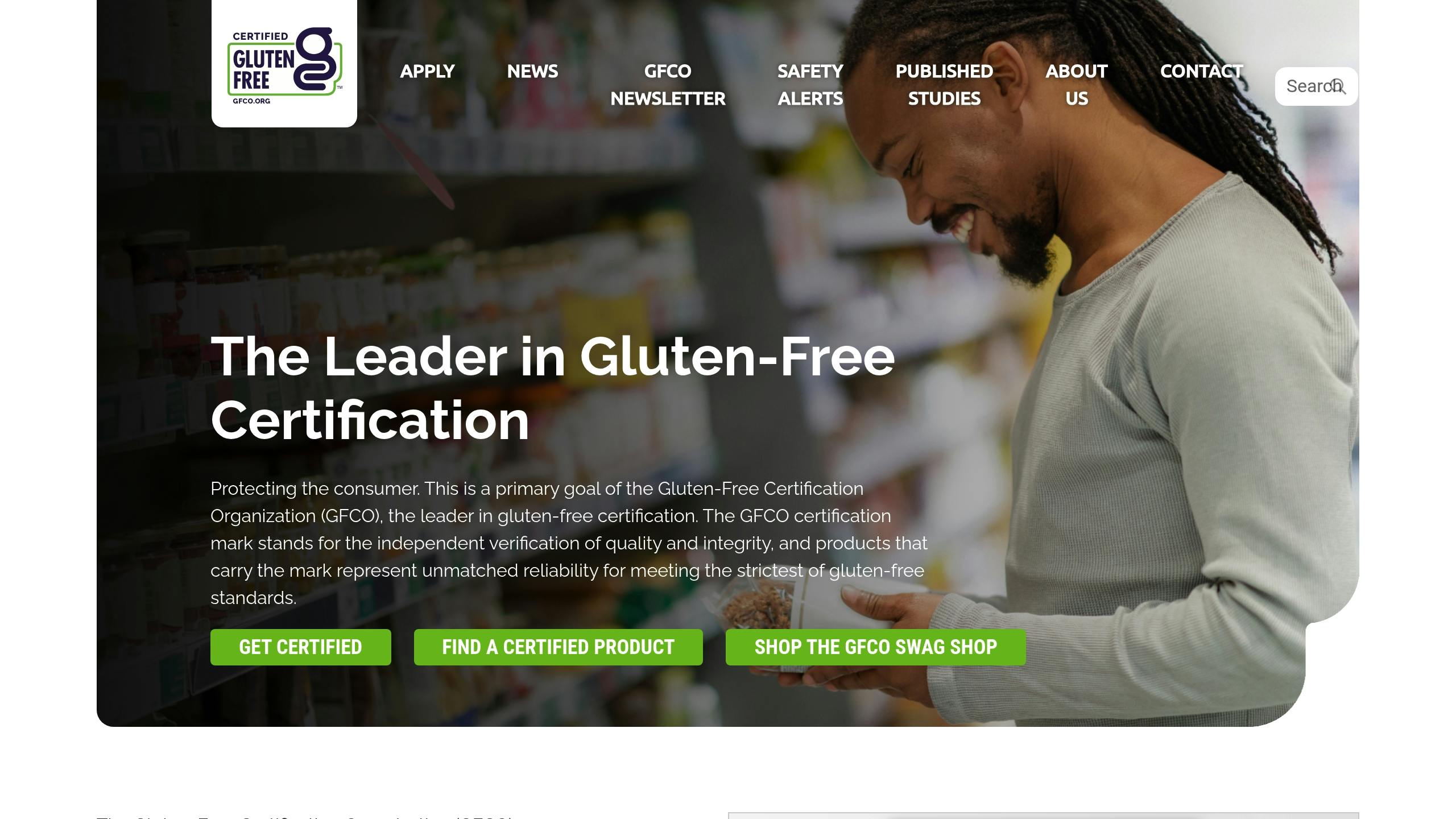 Gluten Free Certification Program
