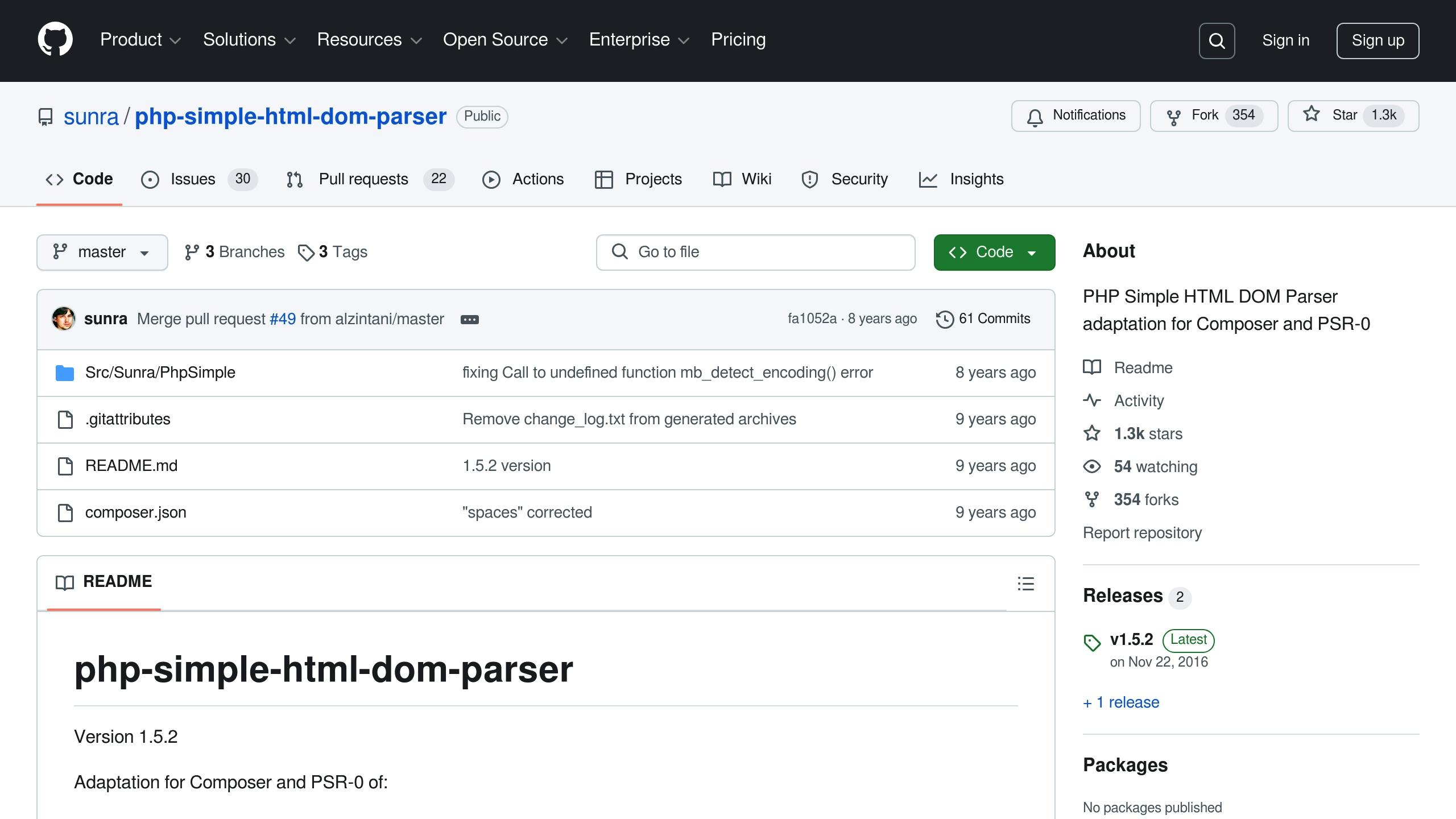 Simple HTML DOM Parser