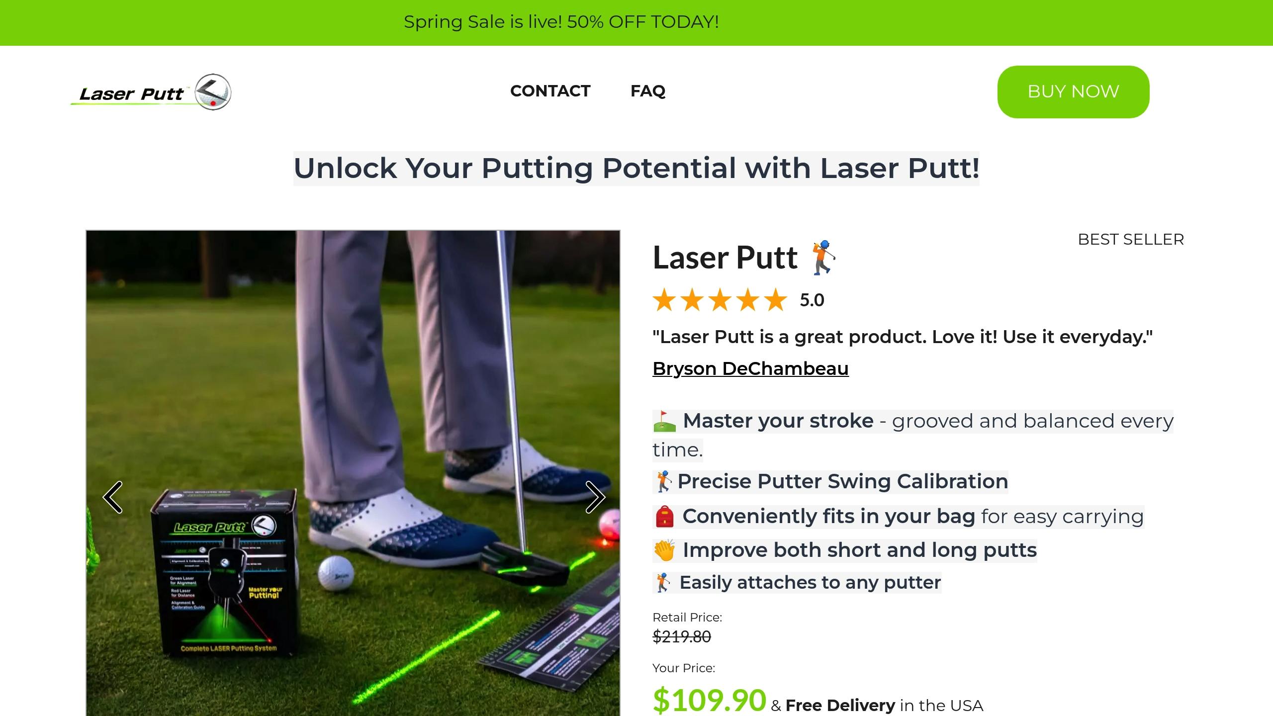 SmartPutt Laser
