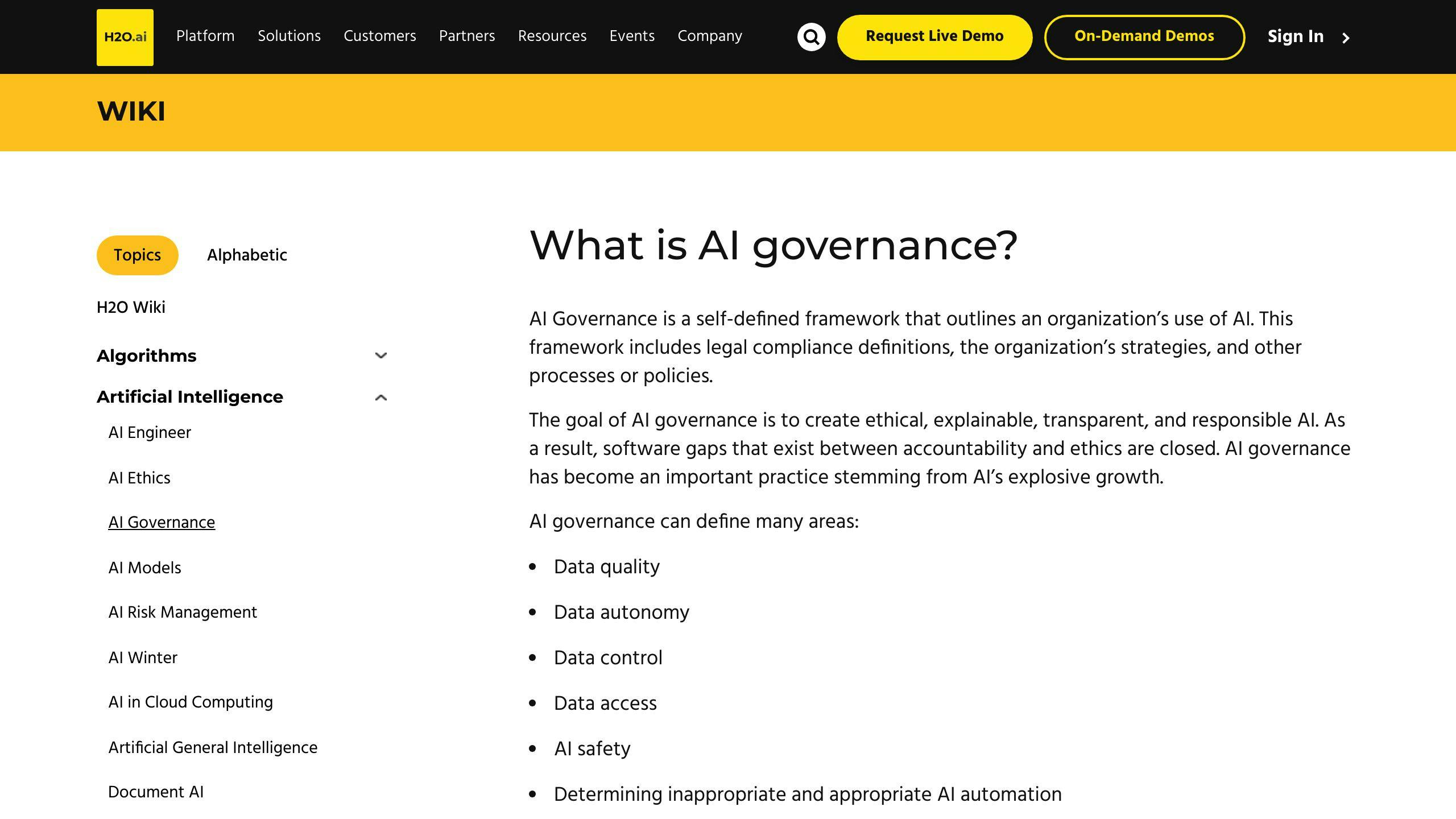 AI Governance