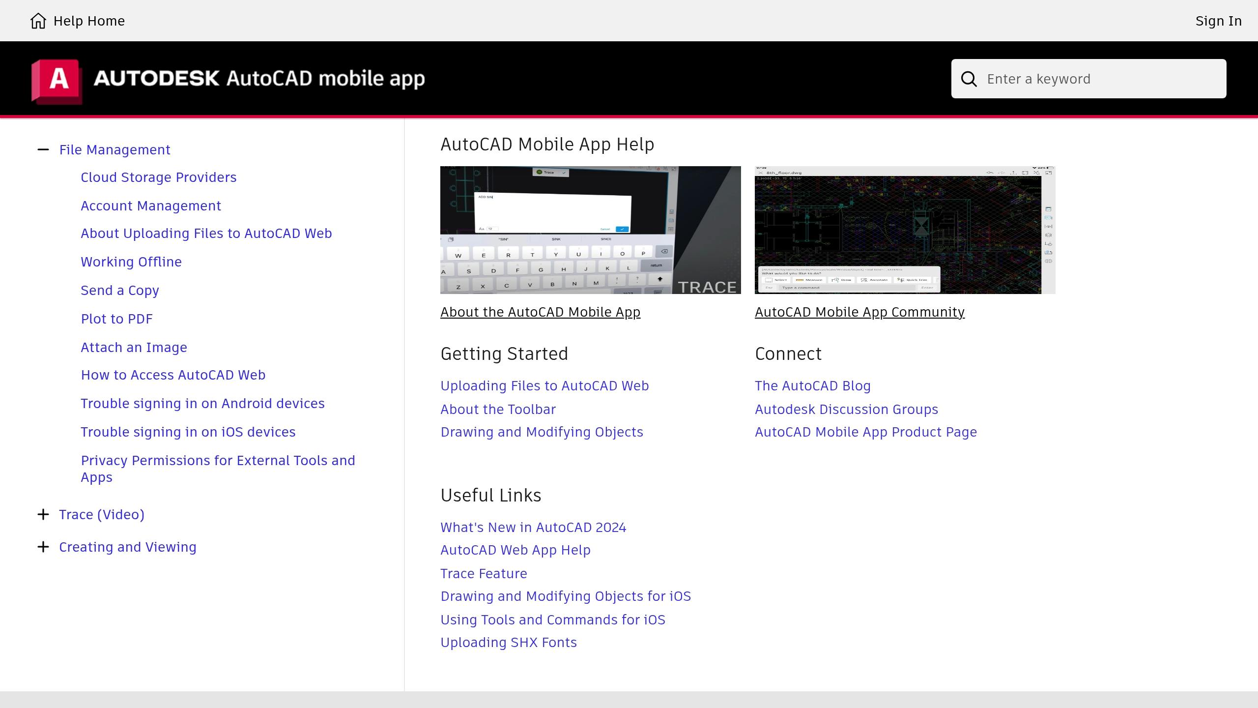 AutoCAD Mobile