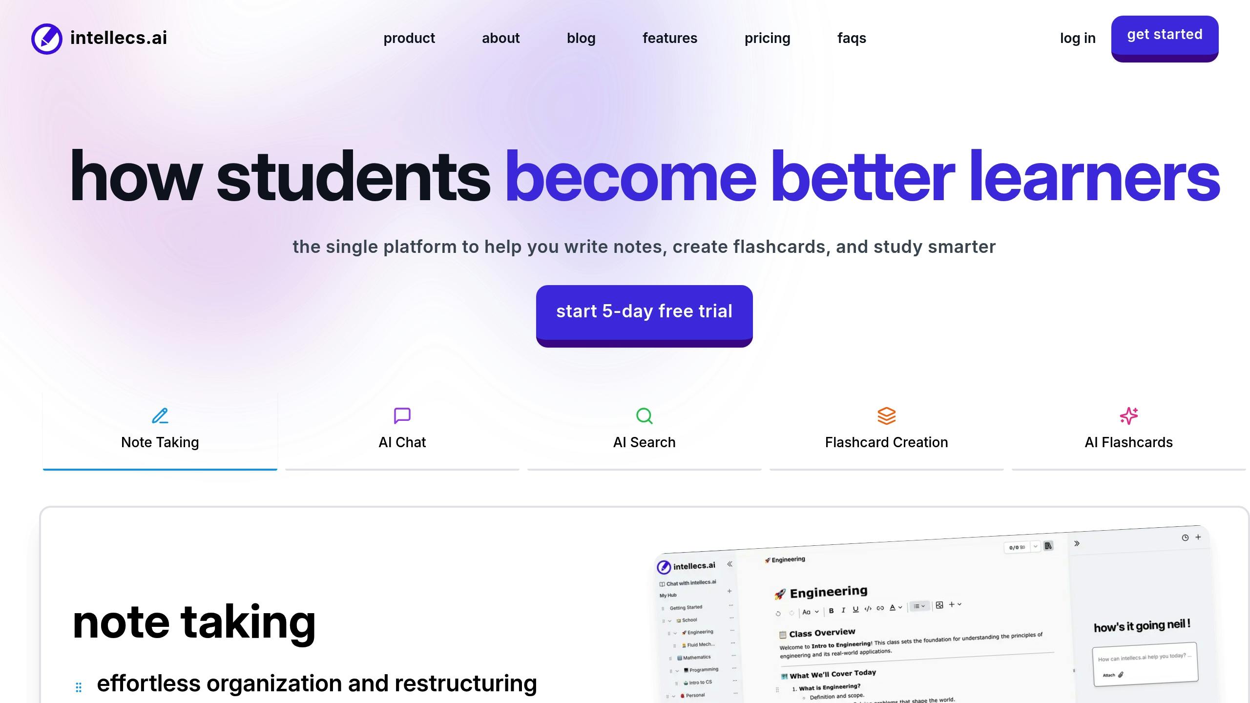 intellecs.ai: Your All-in-One Study Companion