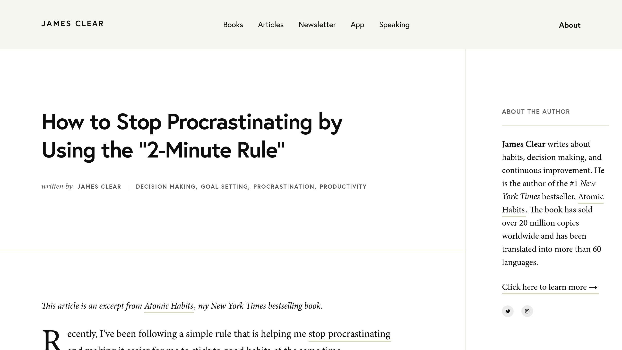 Two-Minute Rule