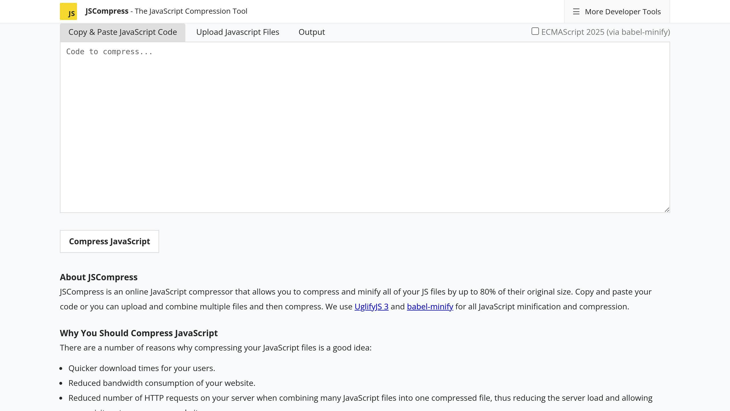 JSCompress