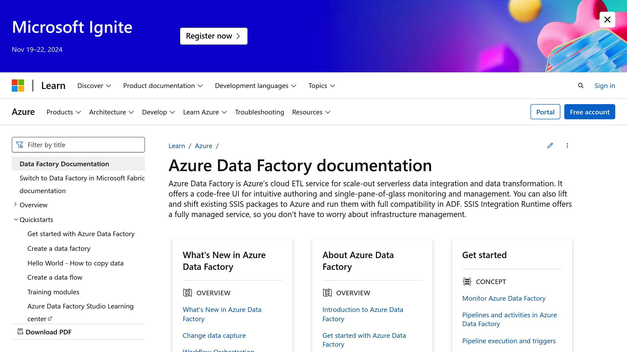 Azure Data Factory