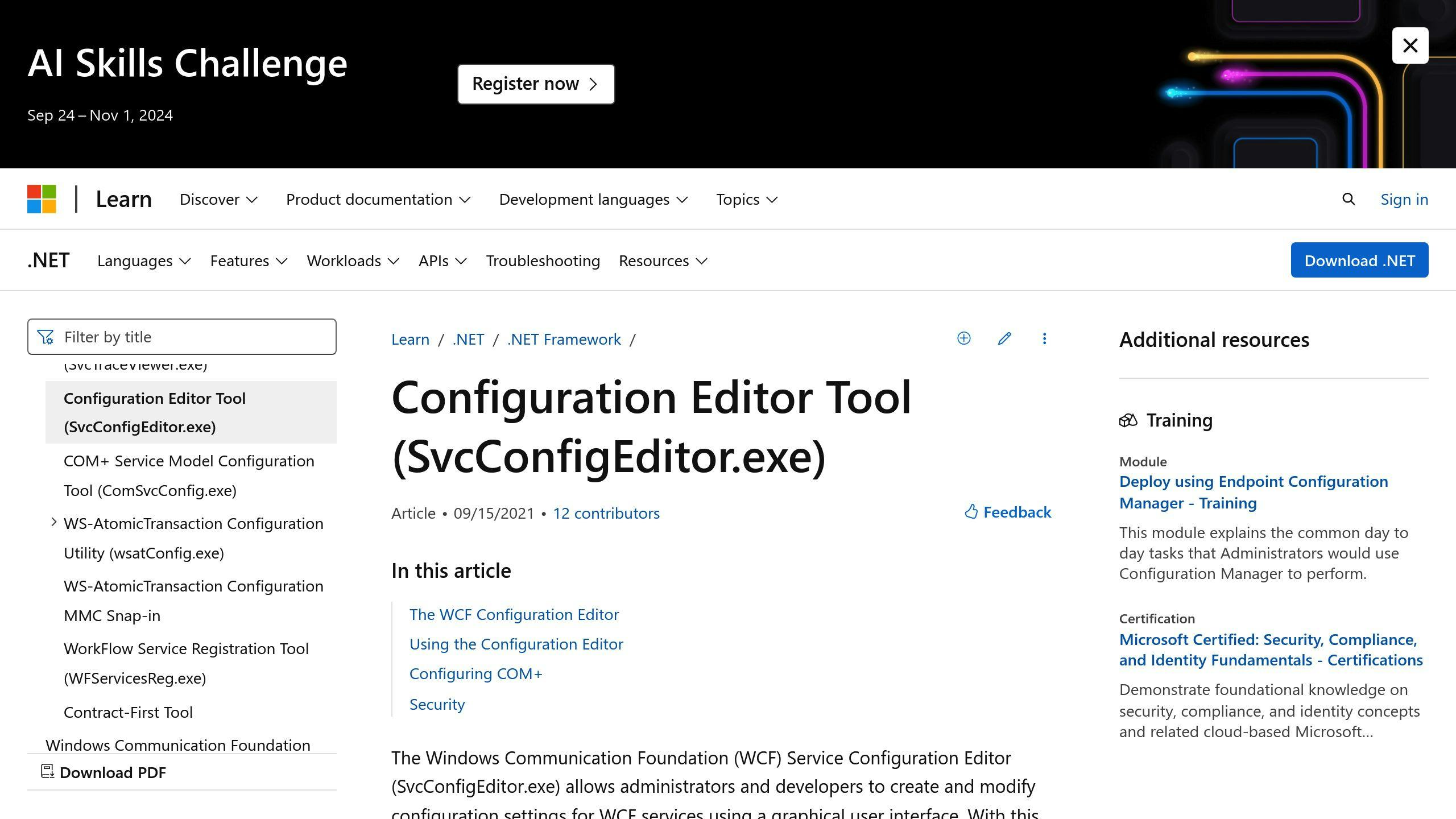 SvcConfigEditor