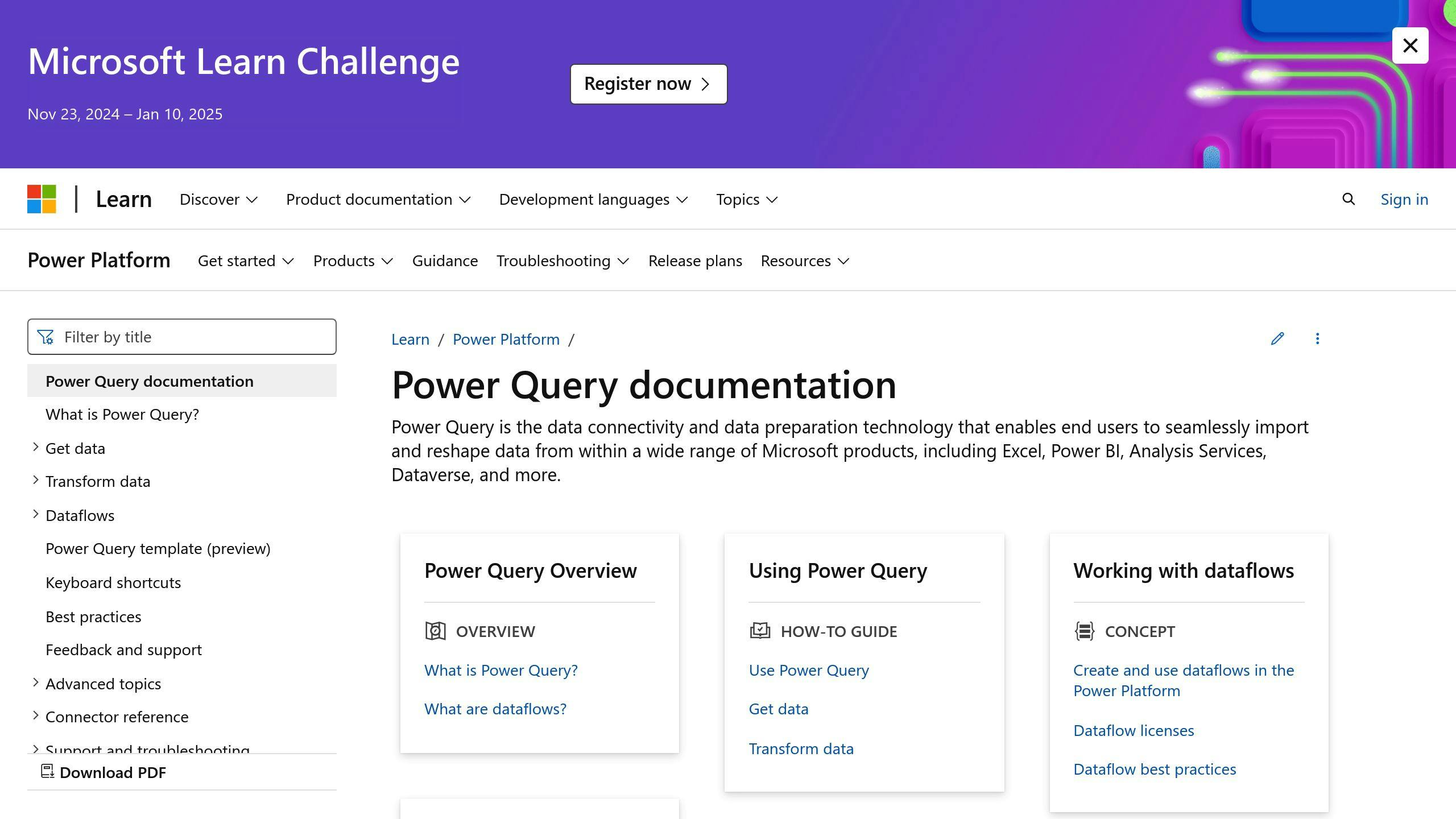 Microsoft Power Query