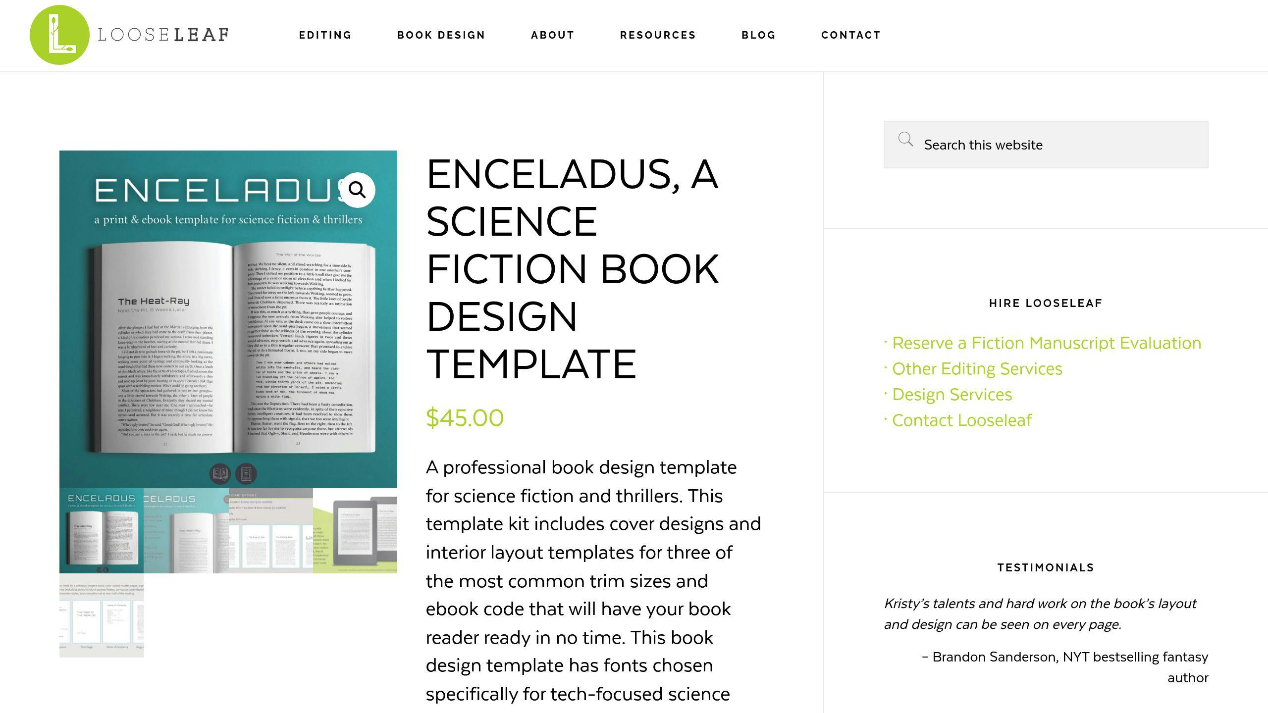 Enceladus Template